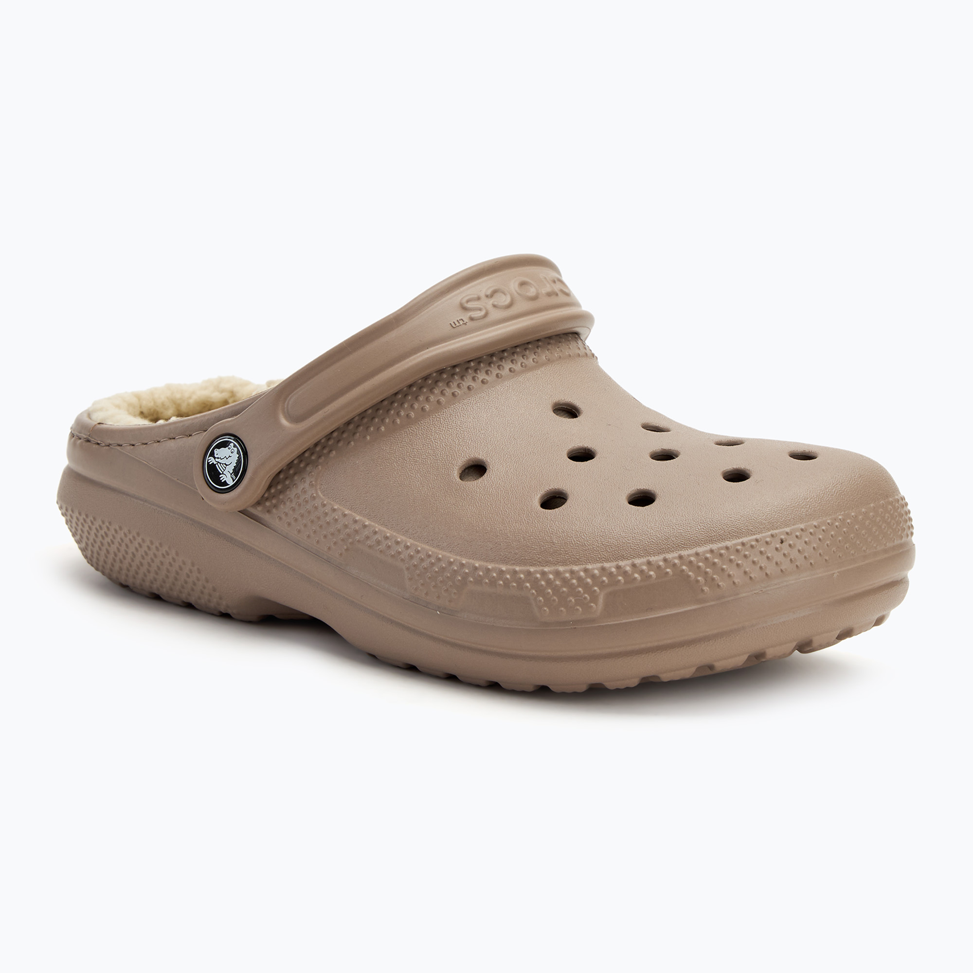 Šľapky Crocs Classic Lined Clog mushroom/bone (Classic Lined Clog 203591-2YB)