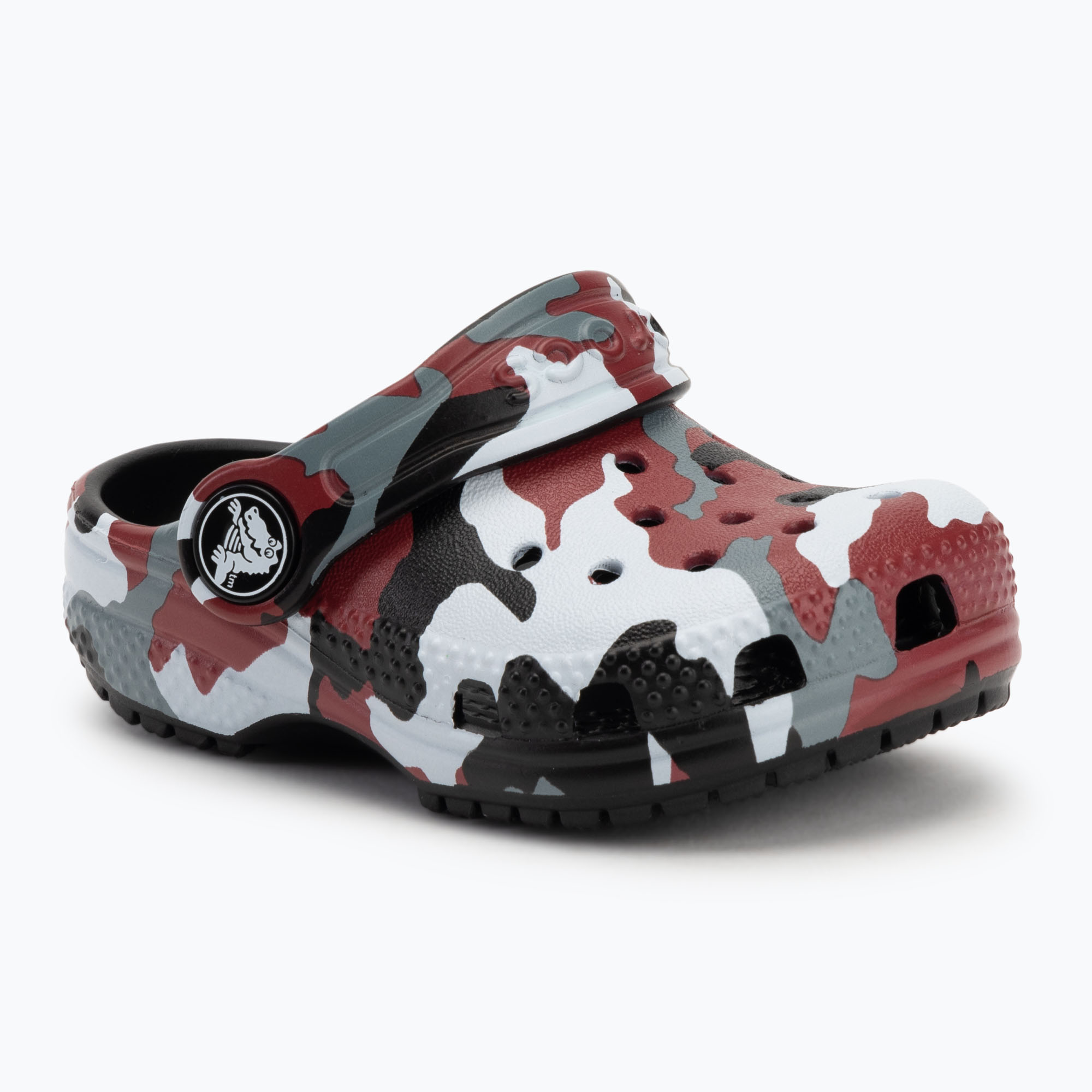 Crocs Classic Camo Clog Toddler žabky black/red (Classic Camo Clog Toddler 207593-063)