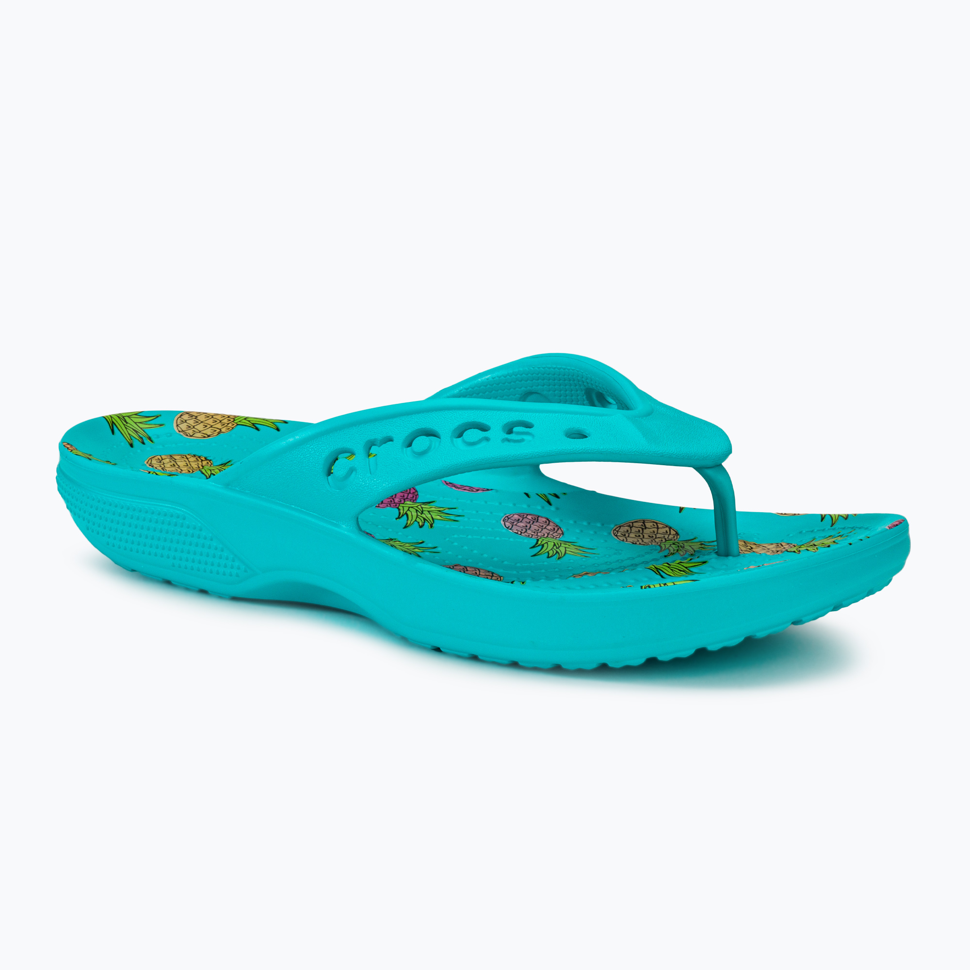 Dámske žabky Crocs Baya II Graphic Flip digital aqua/multi (Baya II Graphic Flip 208705-4SM)