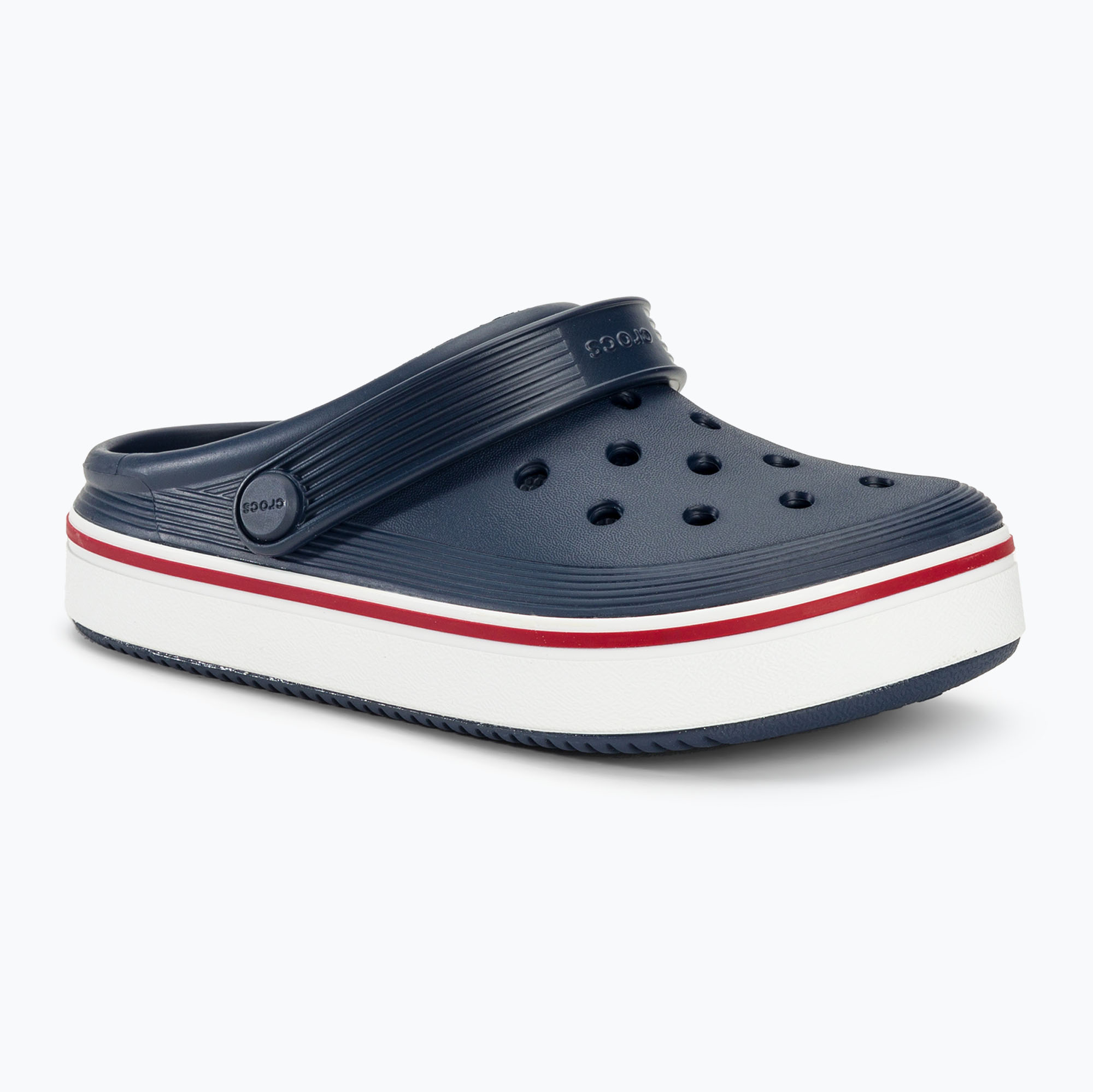 Crocs Crocband Clean Of Court Clog 208477 navy/pepper detské žabky (Crocband Clean Off Court Clog Kids 208477-4CC)