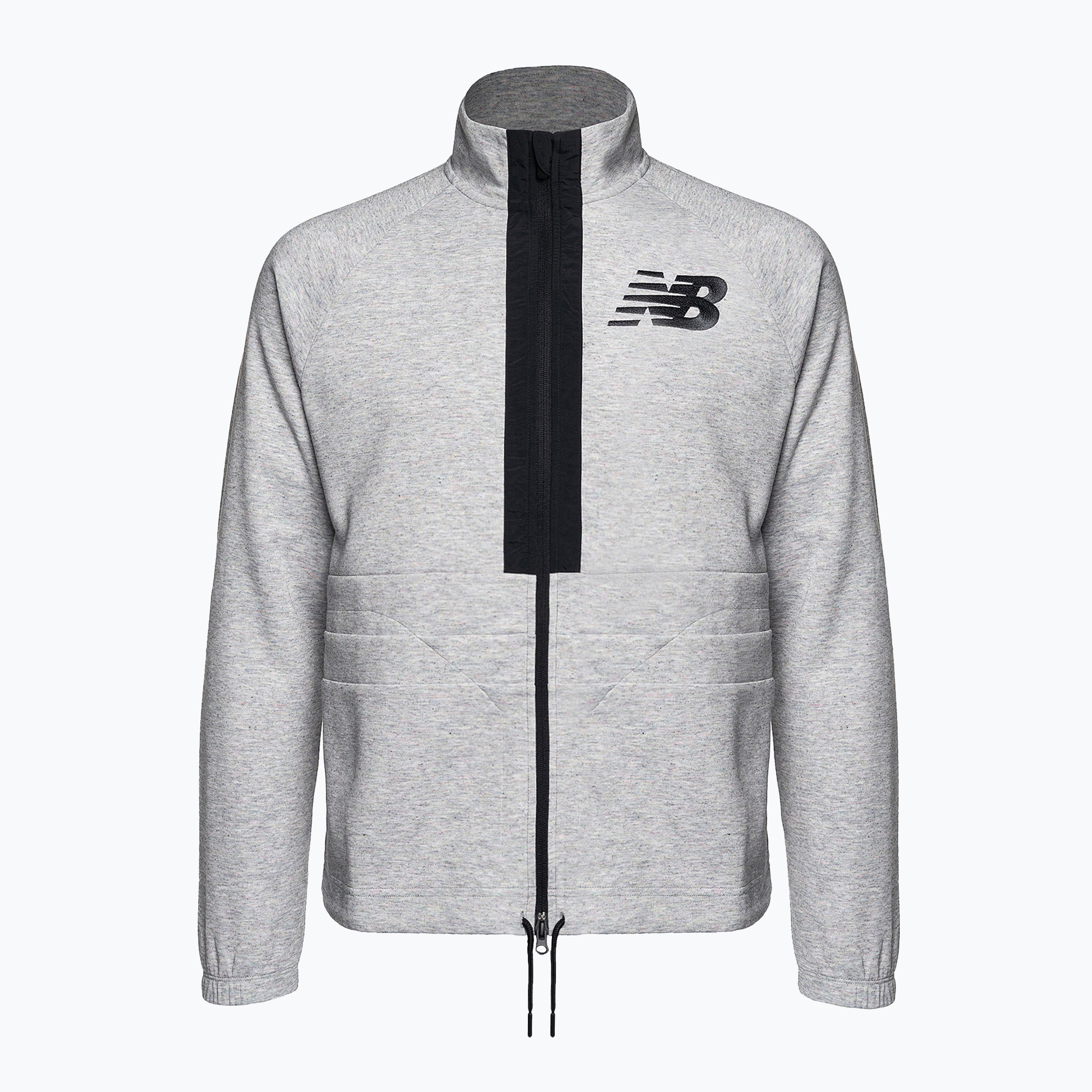 New Balance Uni-Ssentials Moments sivá tréningová bunda UJ31053SXY (Uni-Ssentials Moments UJ31053SXY)
