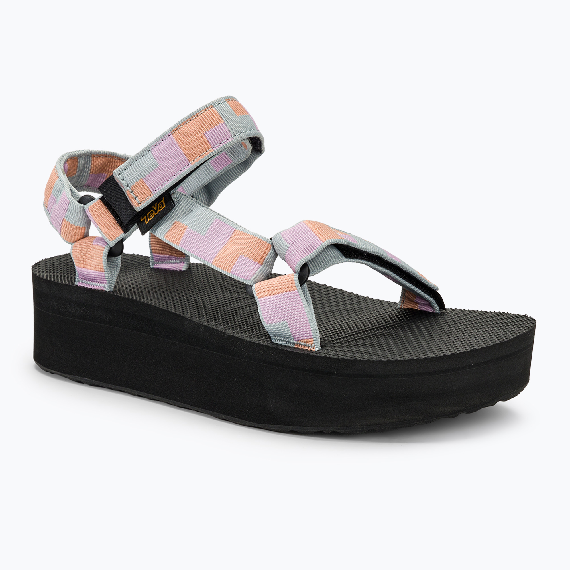 Dámske sandále Teva Flatform Universal retro shapes pear blue (Flatform Universal 1008844)
