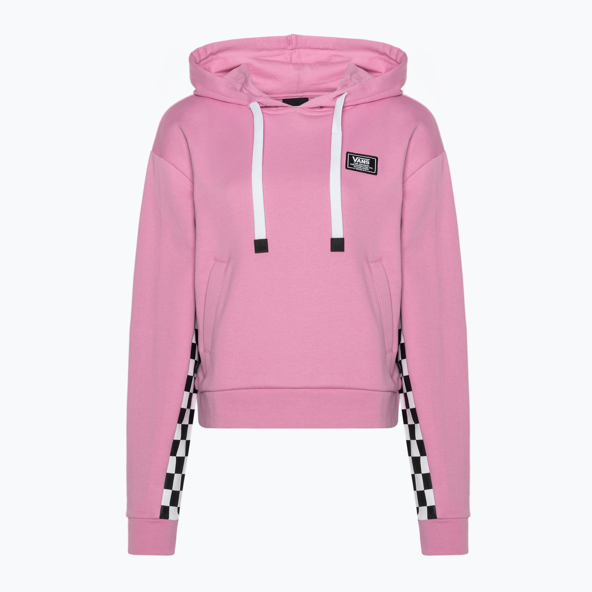 Dámska mikina s kapucňou Vans Boom Boom Check It cyclamen (Boom Boom Check It Hoodie VN00045DBLH1)