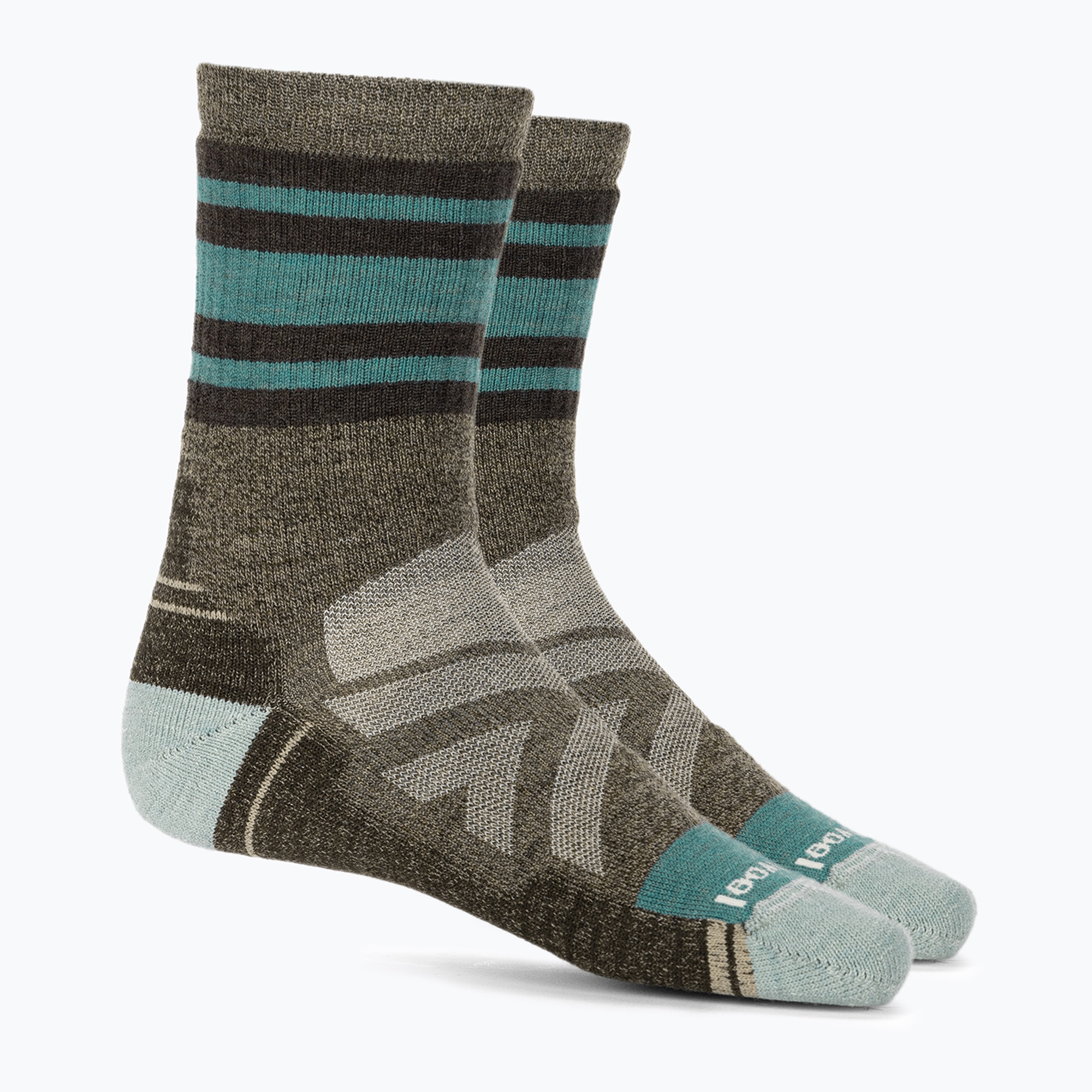 Smartwool Hike Full Cushion Lolo Trail Crew vojenské olivové fosílne trekingové ponožky (Hike Full Cushion Lolo Trail Crew SW001894M83)