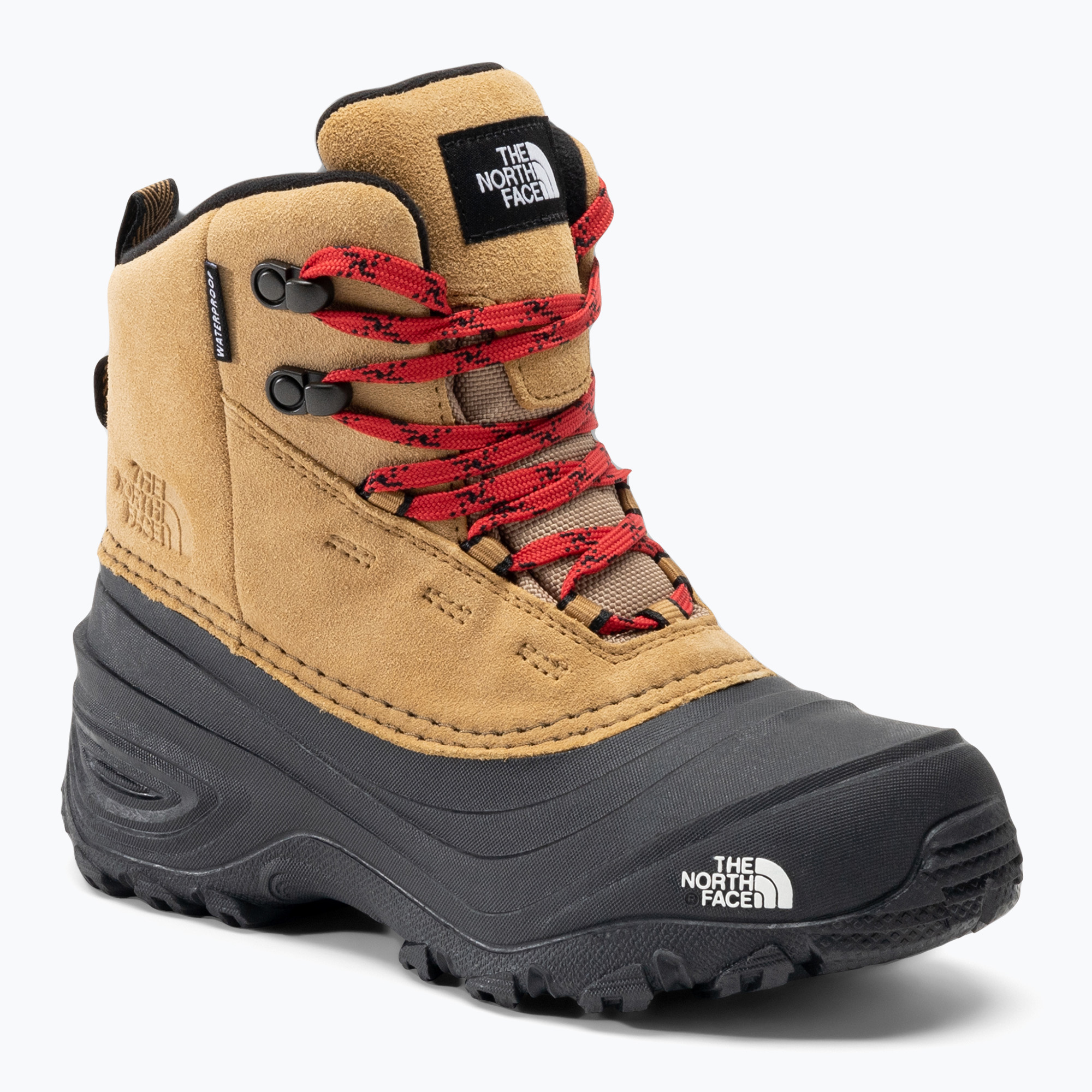 Detská treková obuv The North Face Chilkat V Lace almond butter/black (Chilkat V Lace WP NF0A7W5YKOM1)