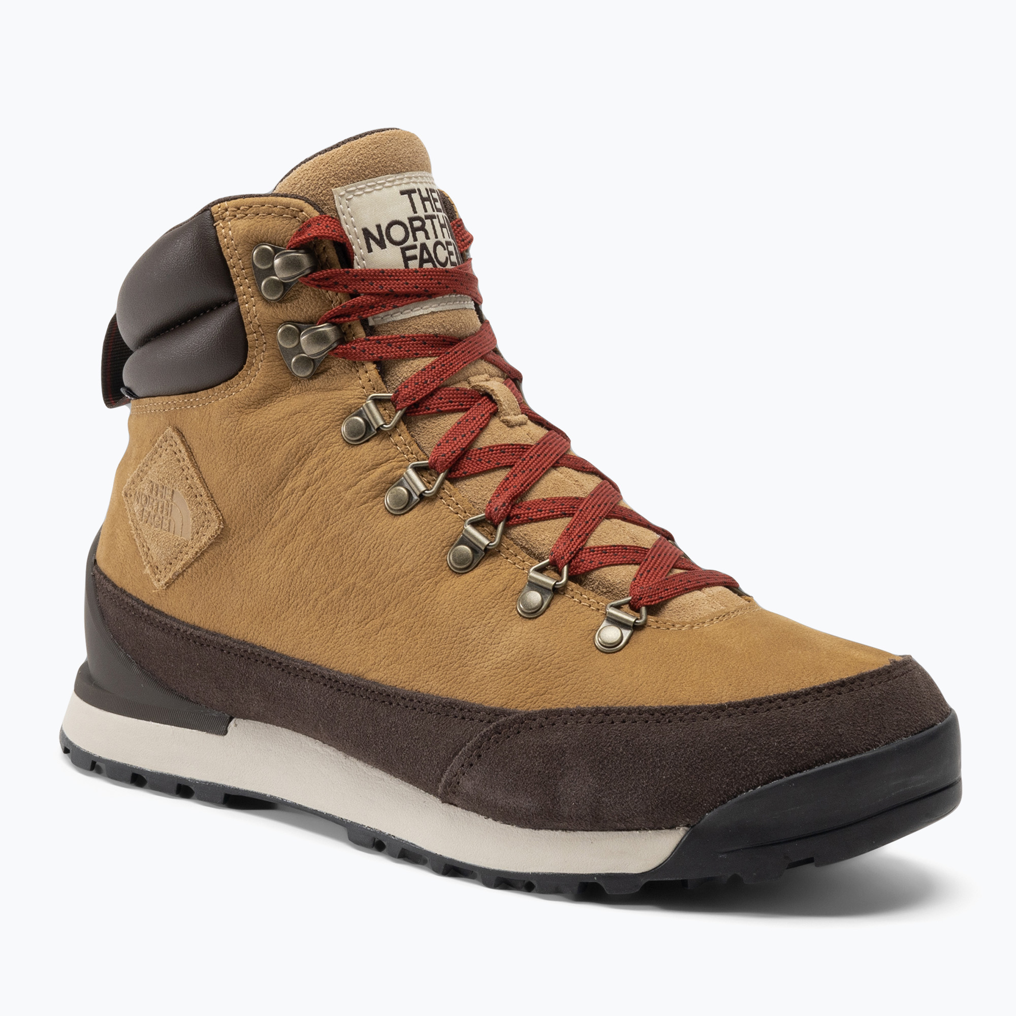 Pánske trekové topánky The North Face Back To Berkeley IV Leather WP almond butter/demitasse brown (Back To Berkeley IV Leather WP NF0A817QOHU1)