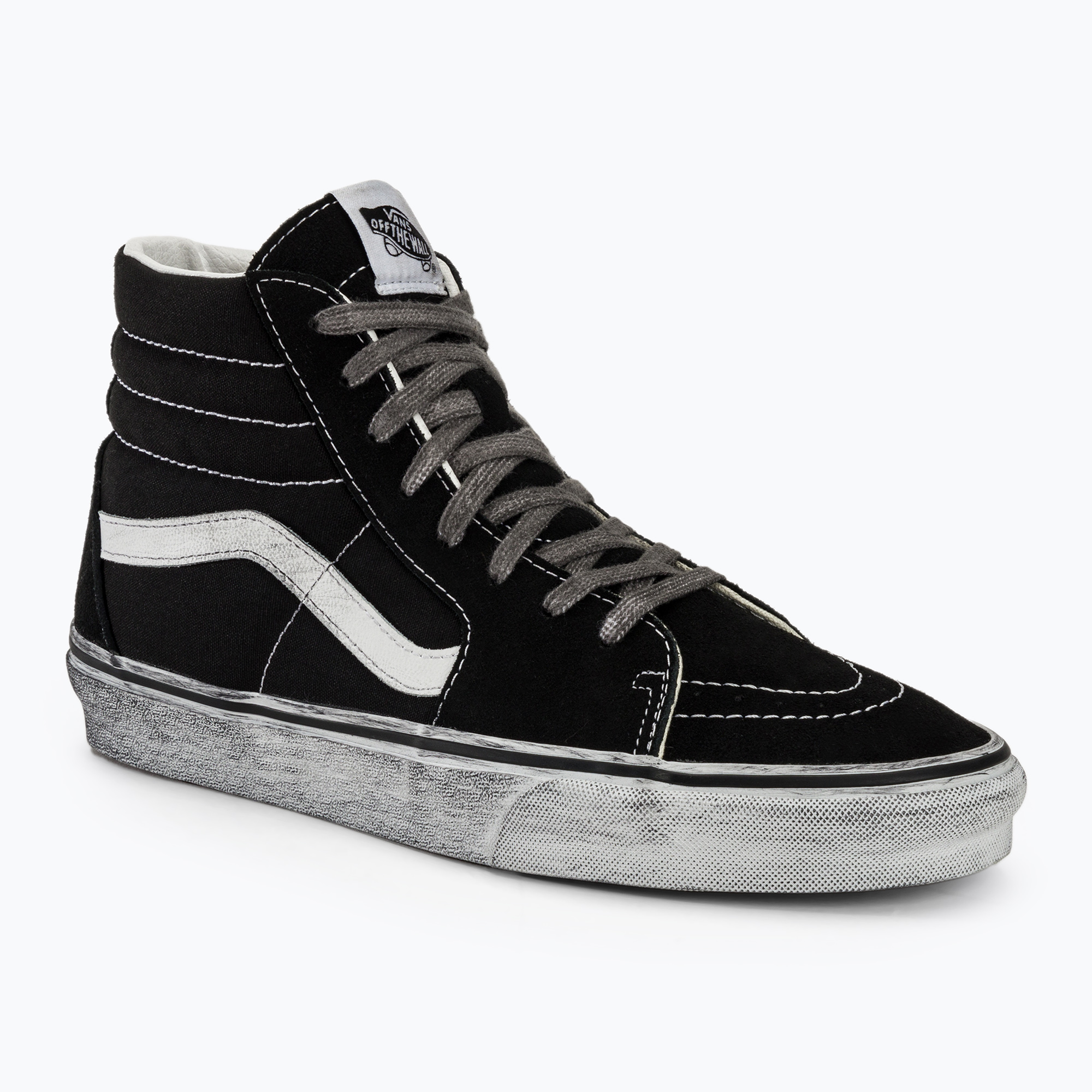 Topánky Vans SK8-Hi Stressed black/white (SK8-Hi Stressed VN0007NSMCG1)