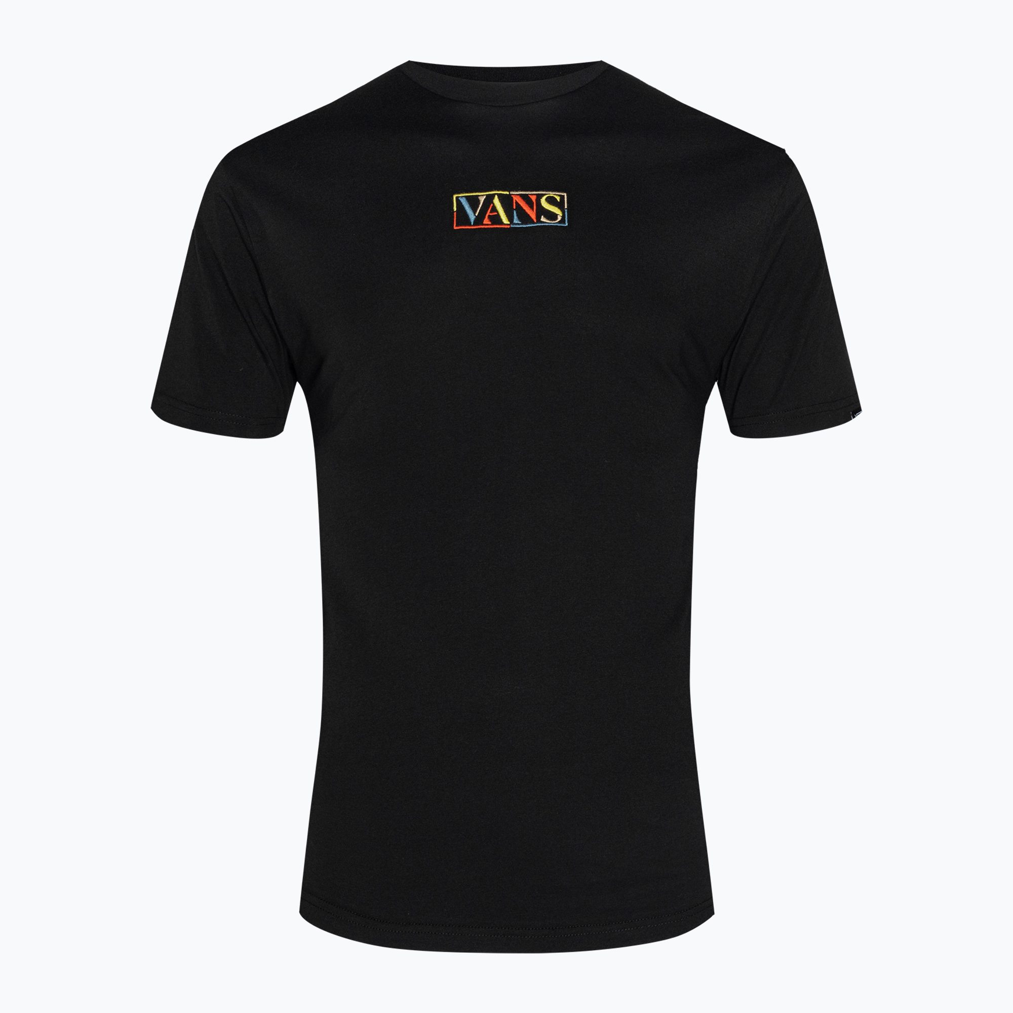Pánske tričko Vans Multi Coloured Center Logo SS Tee black (Multi Colored Center Logo SS Tee VN0008SQBLK1)