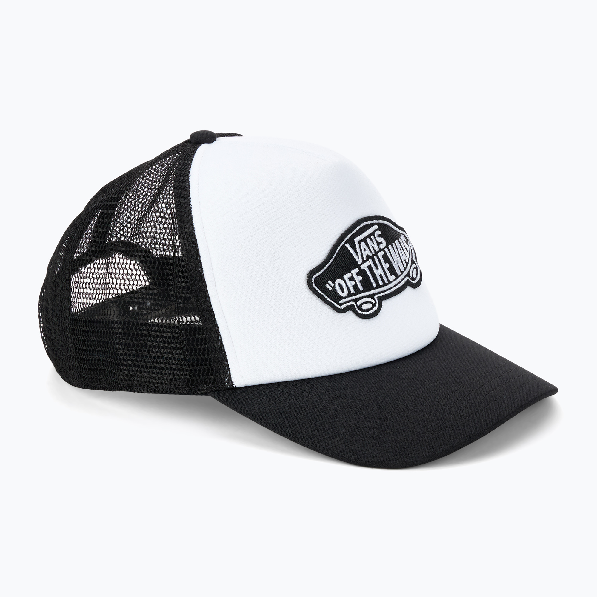 Pánska šiltovka Vans Classic Patch Curved Bill Trucker cap black/white (Classic Patch Curved Bill Trucker VN00066XY281)