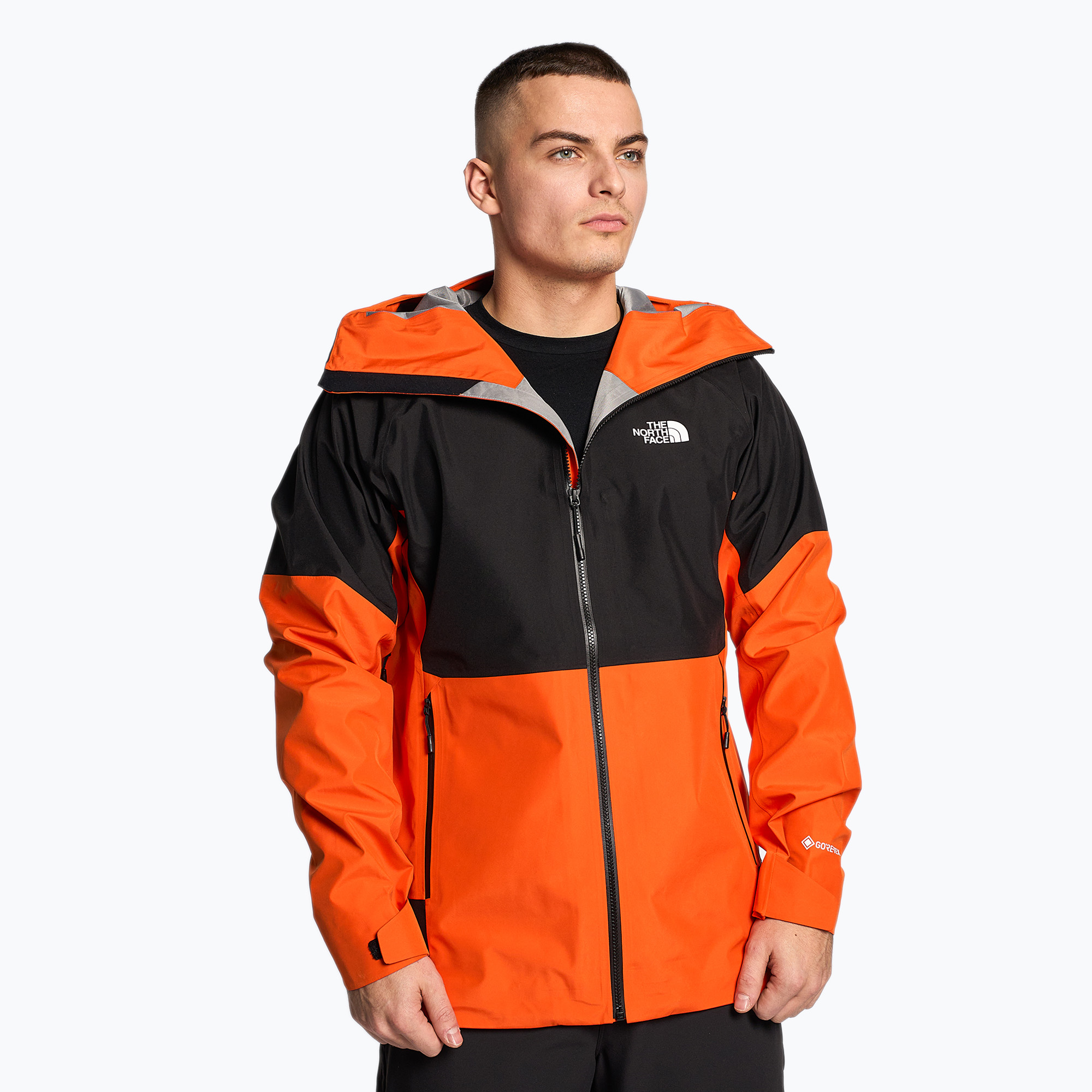 Pánska softshellová bunda The North Face Jazzi Gtx red orange/black (Jazzi Gtx NF0A851K)