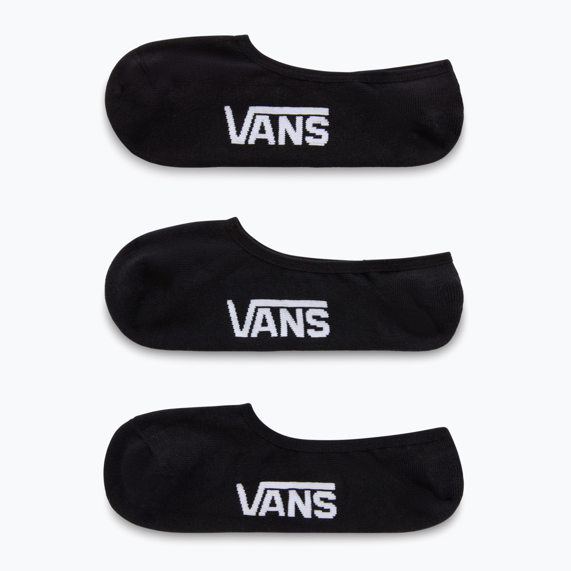 Pánske ponožky Vans Classic No Show 3 páry čierne (Classic No Show VN000F10BLK1)