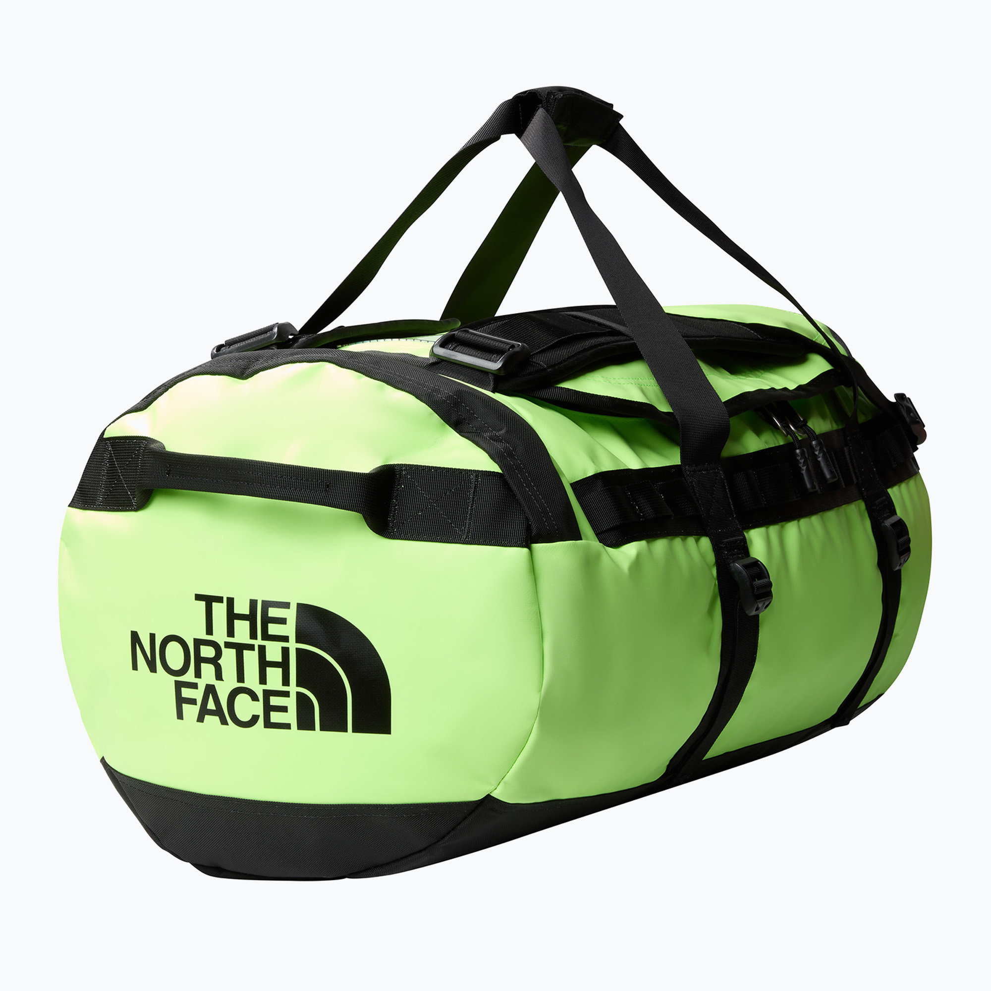 Cestovná taška The North Face Base Camp Duffel M 71 l safety green/black (Base Camp Duffel M NF0A52SAF5G1)