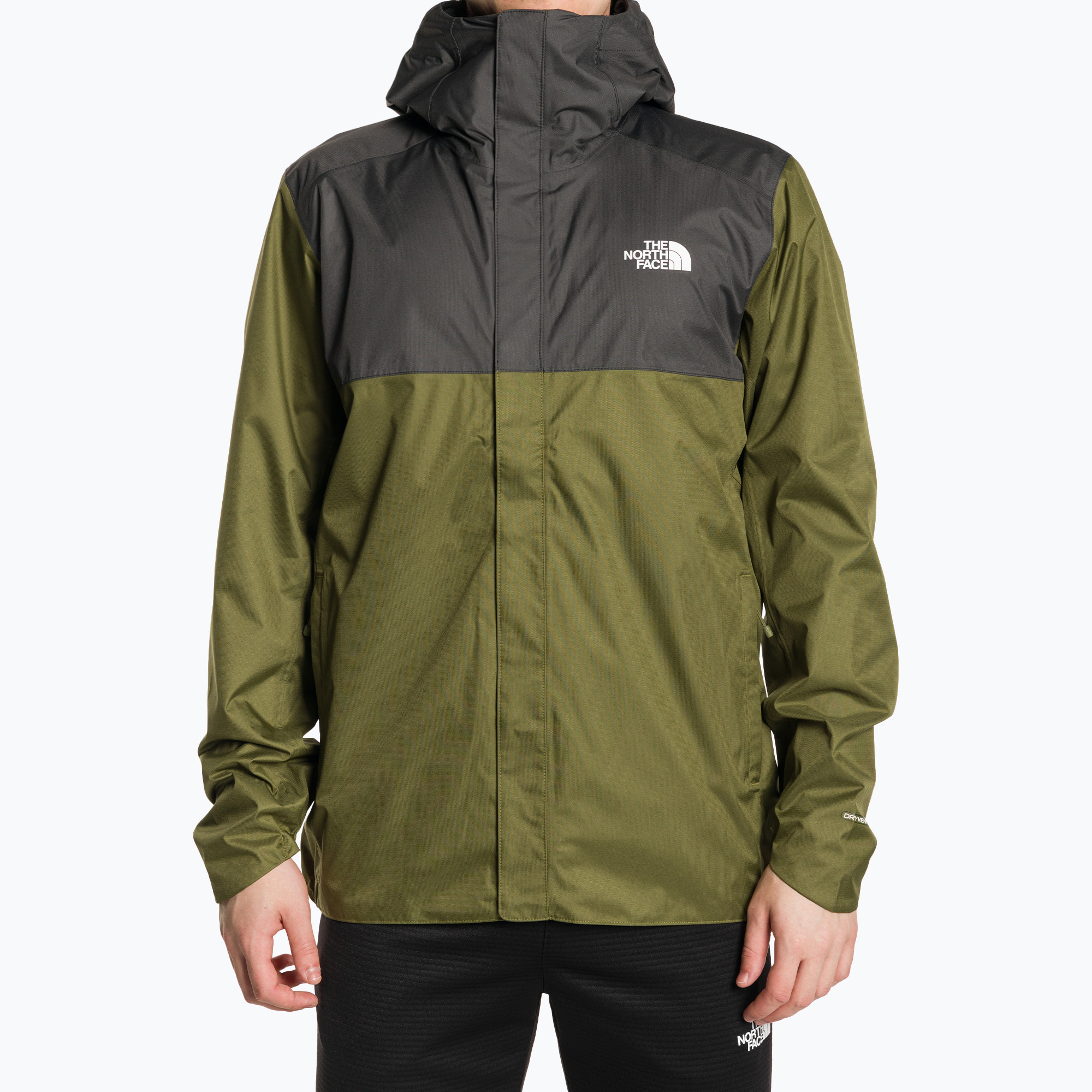 Pánska bunda do dažďa The North Face Quest Zip-In forest olive/asphalt grey (Quest Zip-In NF0A3YFMWOG1)