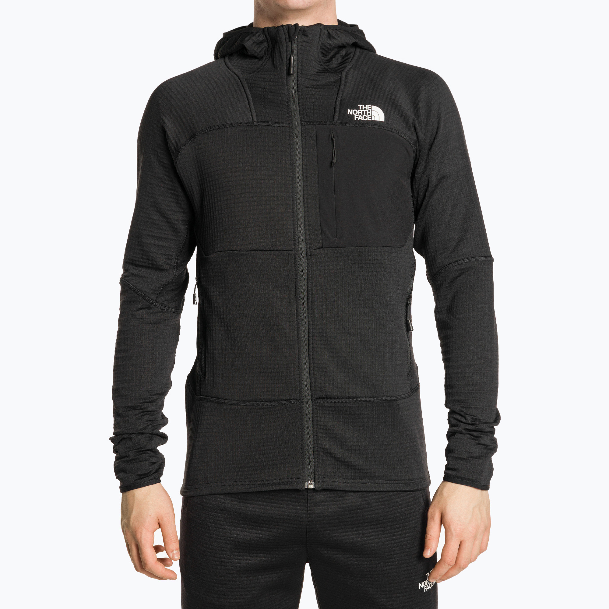 Pánska trekingová mikina The North Face Stormgap Powergrid black (Stormgap Powergrid NF0A87J7JK31)