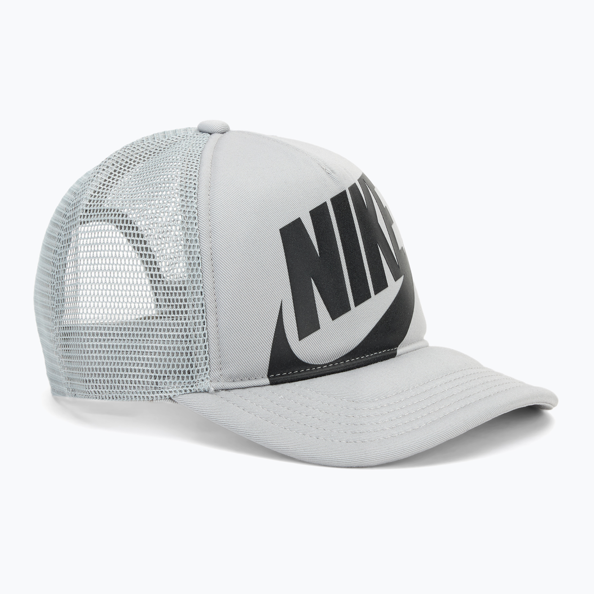 Nike Rise Structured Trucker detská bejzbalová čiapka light smoke grey / light smoke grey / black (Rise Structured Trucker FB5363-077)