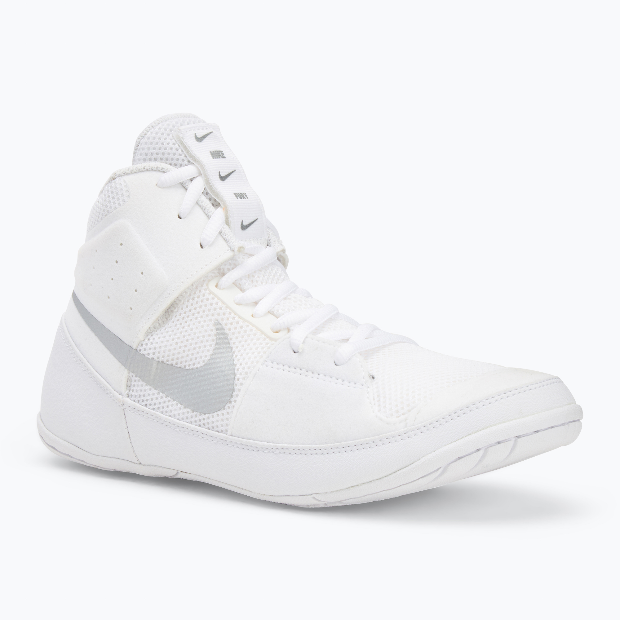 Zápasnícka obuv Nike Fury biela/metalická strieborná (Fury AO2416-102)