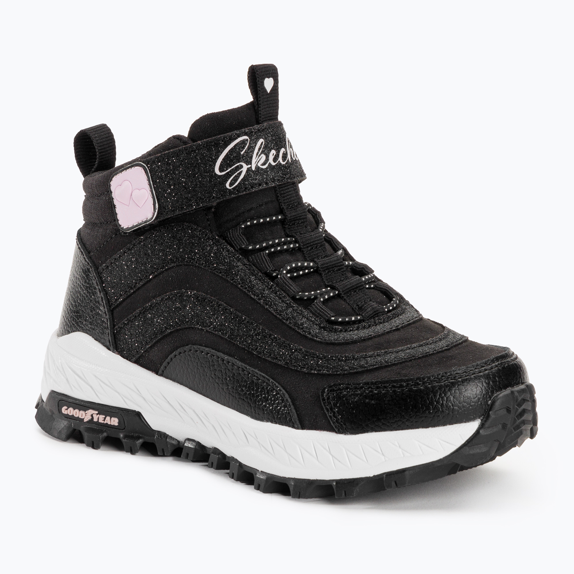 Detská treková obuv SKECHERS Fuse Tread Wild Adventure black (Fuse Tread Wild Adventure 302948L BLK)