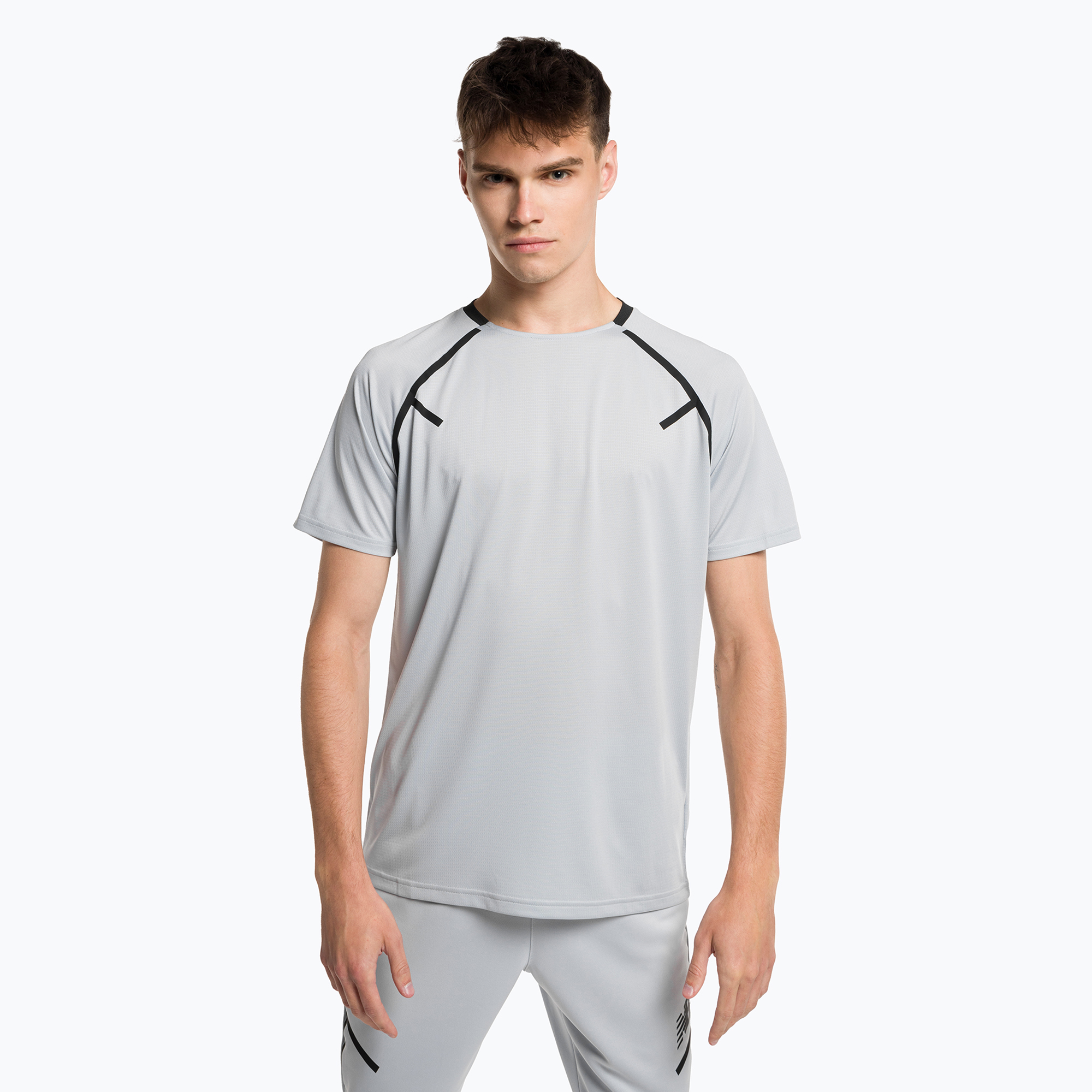 Pánske futbalové tréningové tričko New Balance Tenacity modré MT23145LAN (Tenacity Football Training MT23145LAN)