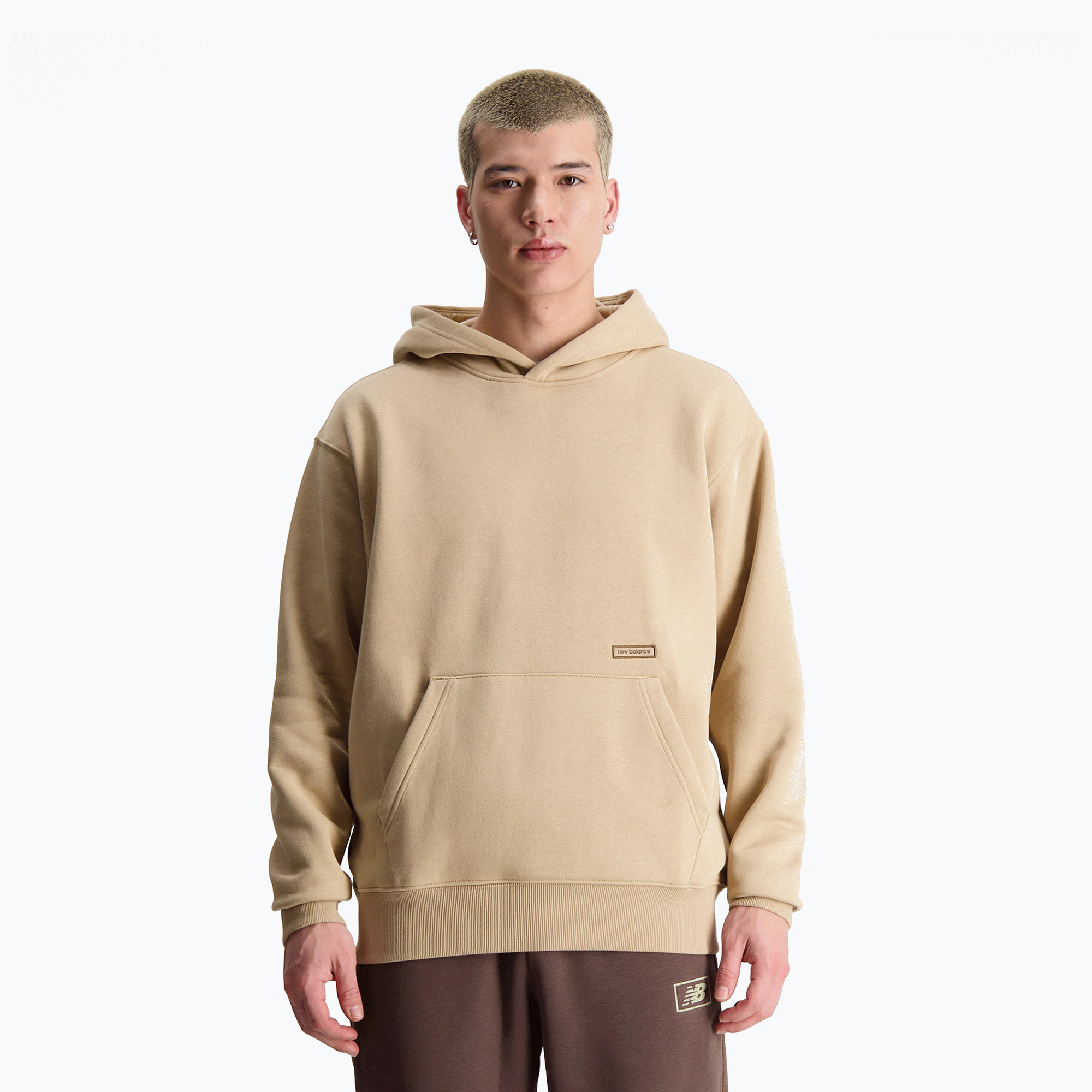 Pánska mikina New Balance Essentials Winter Hoodie incense (Essentials Winter Hoodie MT33516INC)
