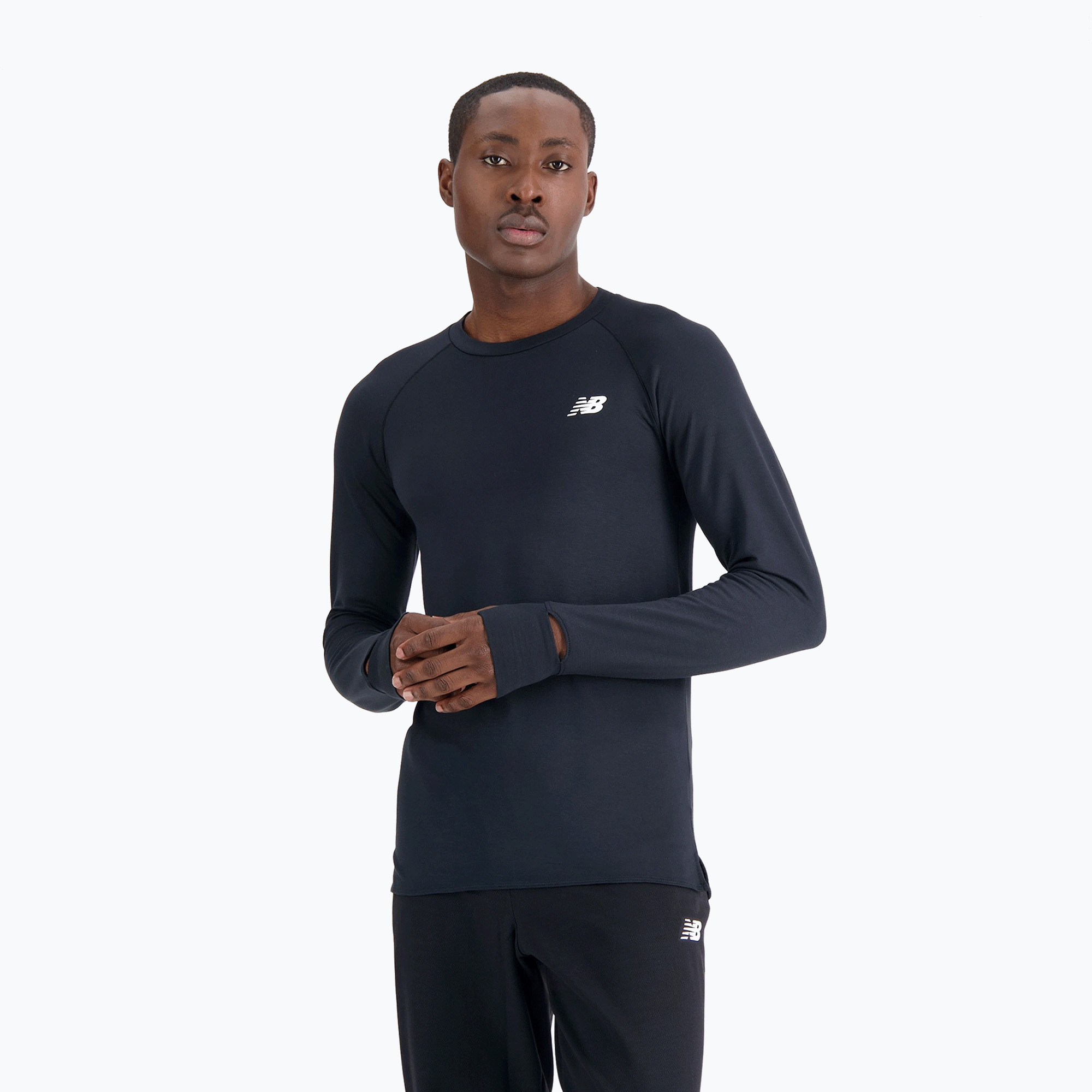 Pánske bežecké tričko New Balance Q Speed 1Ntro black (Q Speed 1Ntro MT33284BK)