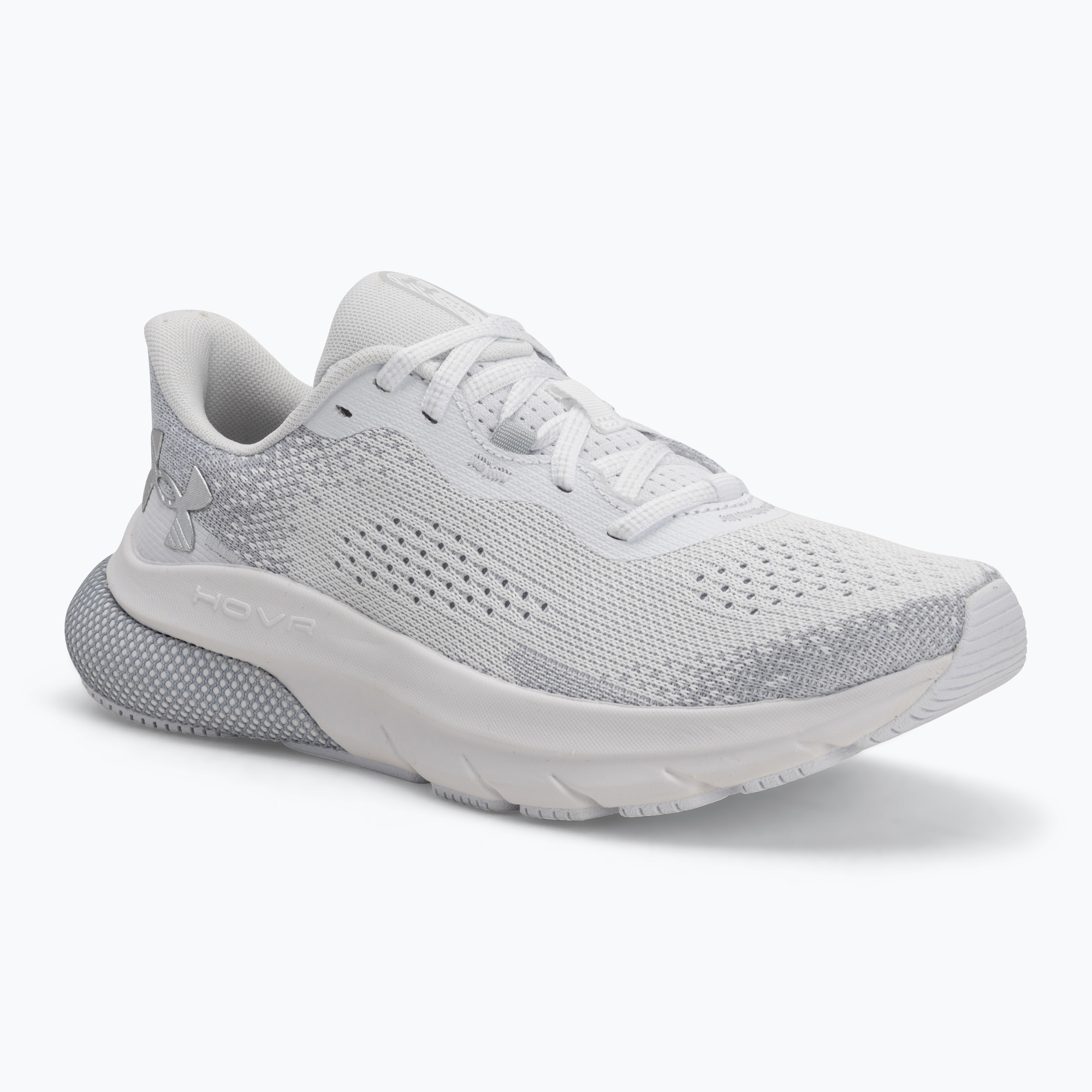 Dámske bežecké topánky Under Armour Hovr Turbulence 2 white/white/metallic silver (Hovr Turbulence 2 3026525-101)