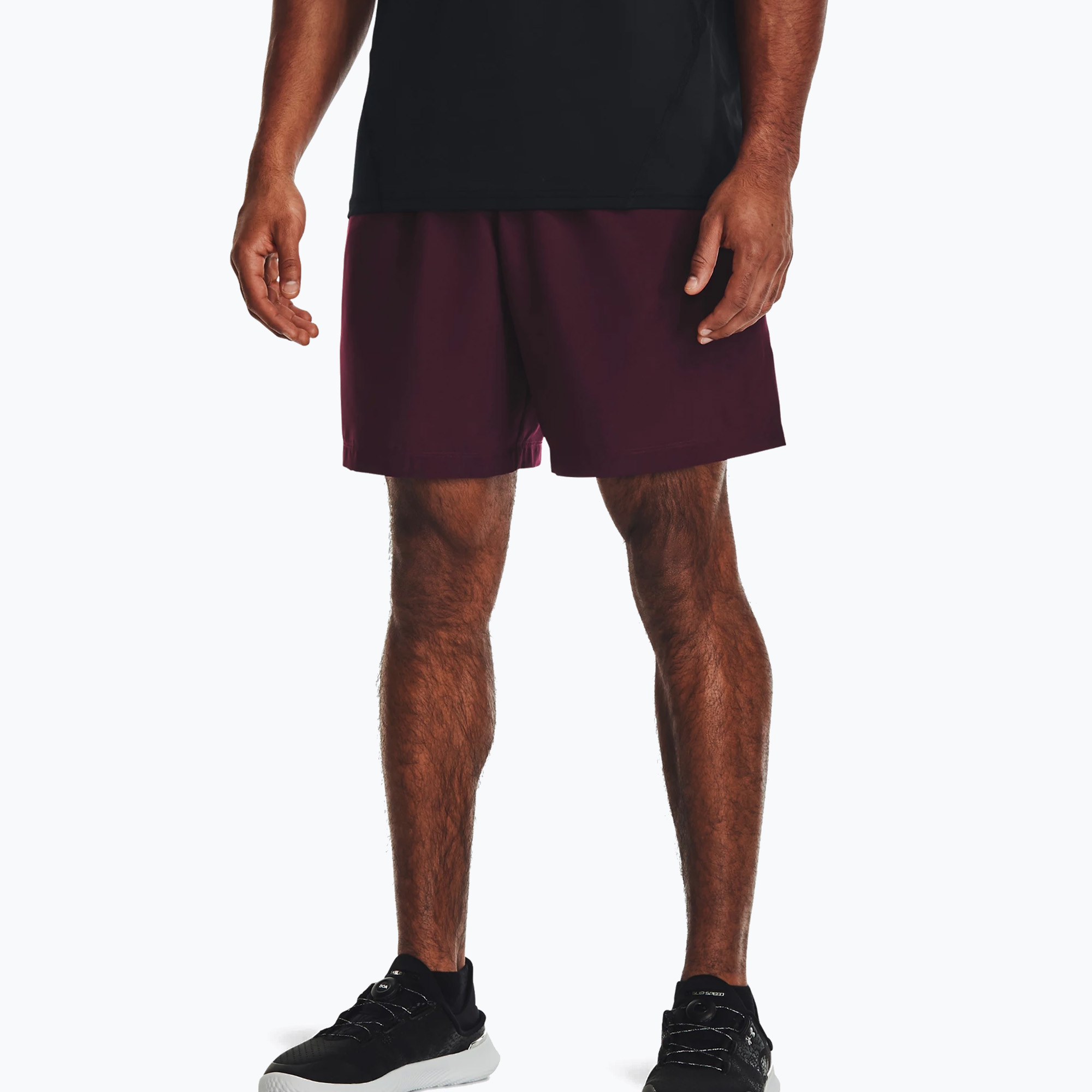 Pánske tréningové šortky Under Armour Woven Graphic dark maroon/beta (Woven Graphic 1370388)