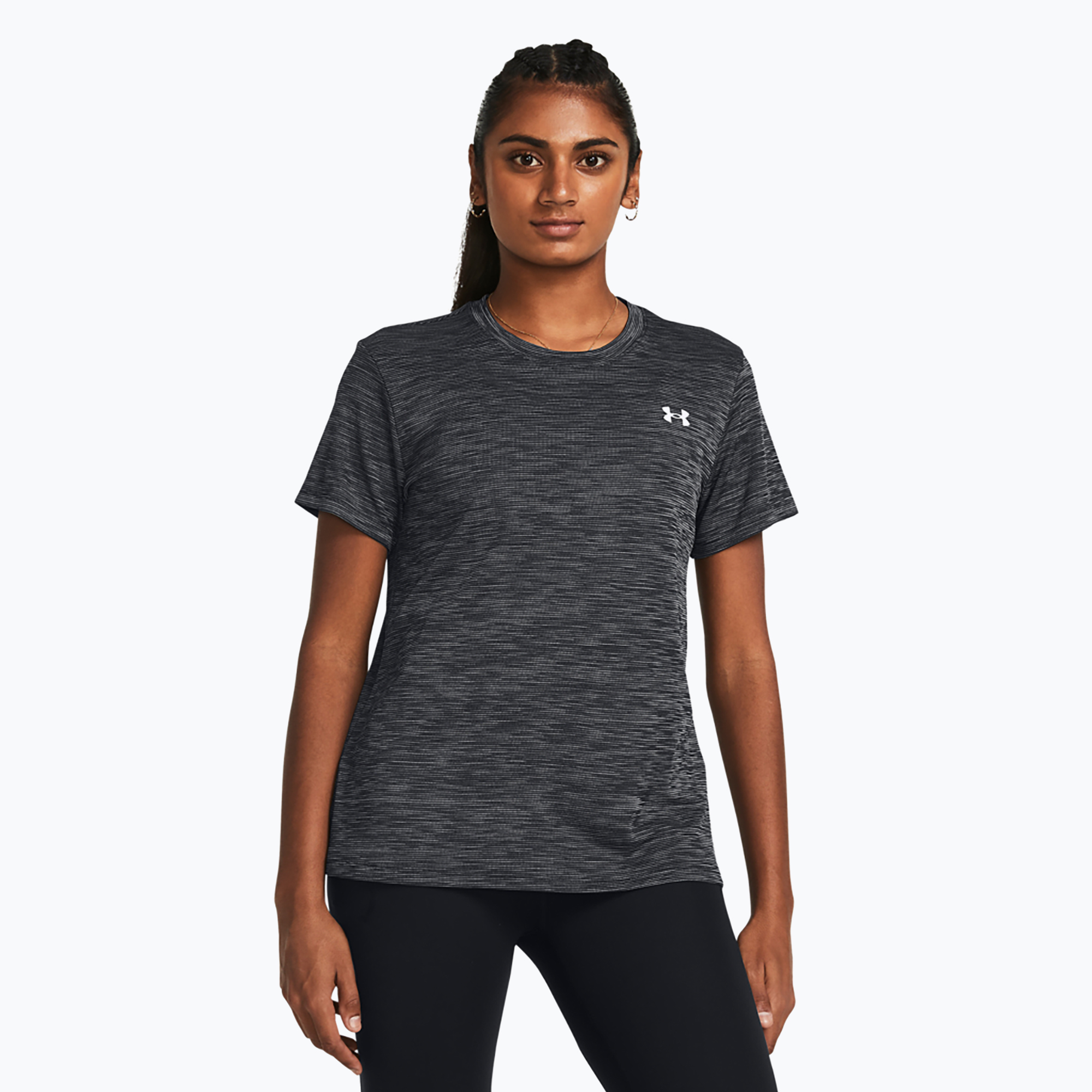 Dámske tričko Under Armour Tech Textured black/white (Tech Textured 1383641-001)