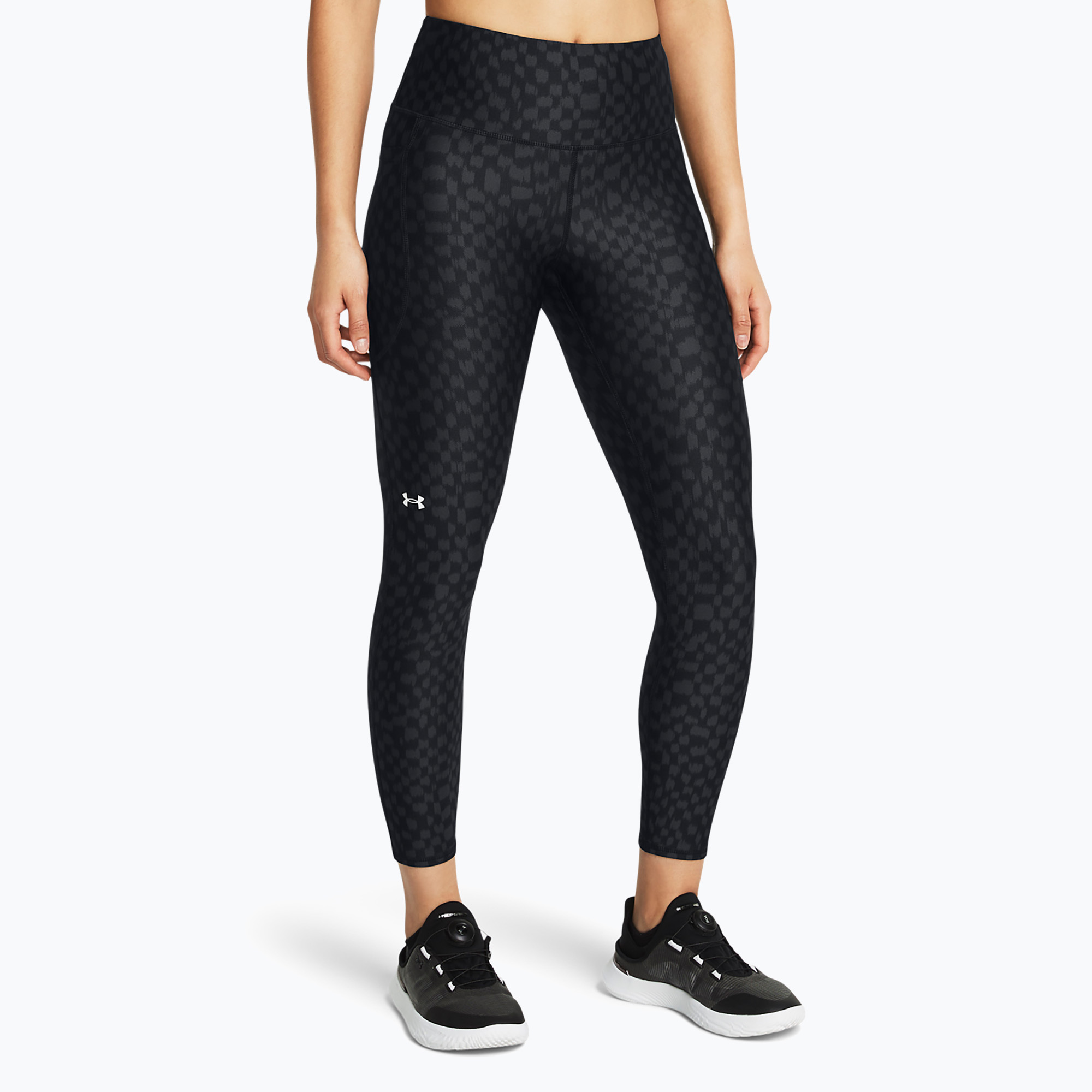 Dámske legíny Under Armour Armour Aop Ankle Compression black/anthracite/white (Armour Aop Ankle Compression 1365338)