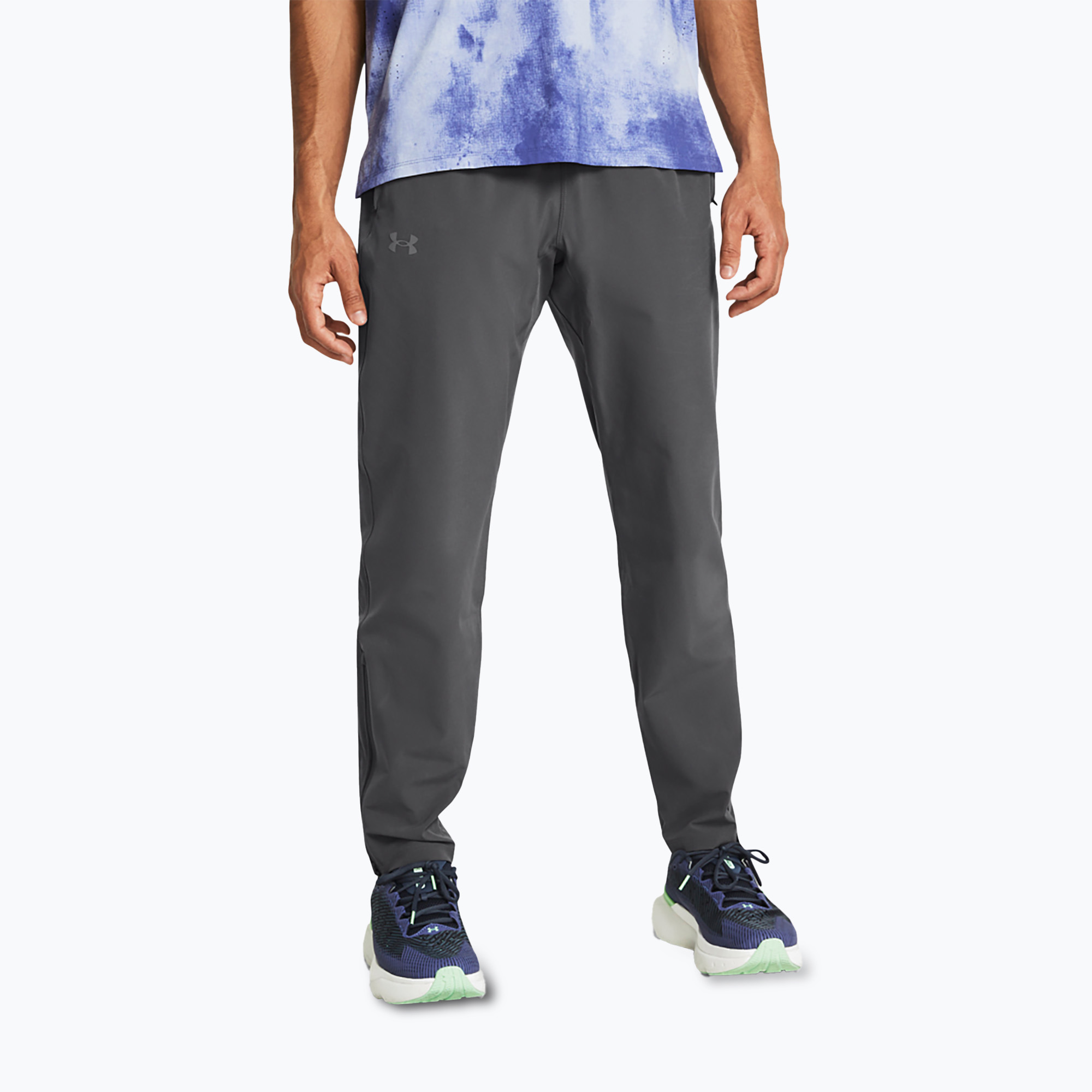 Pánske bežecké nohavice Under Armour Outrun The Storm castlerock/castlerock/reflective (Outrun The Storm 1376799-025)