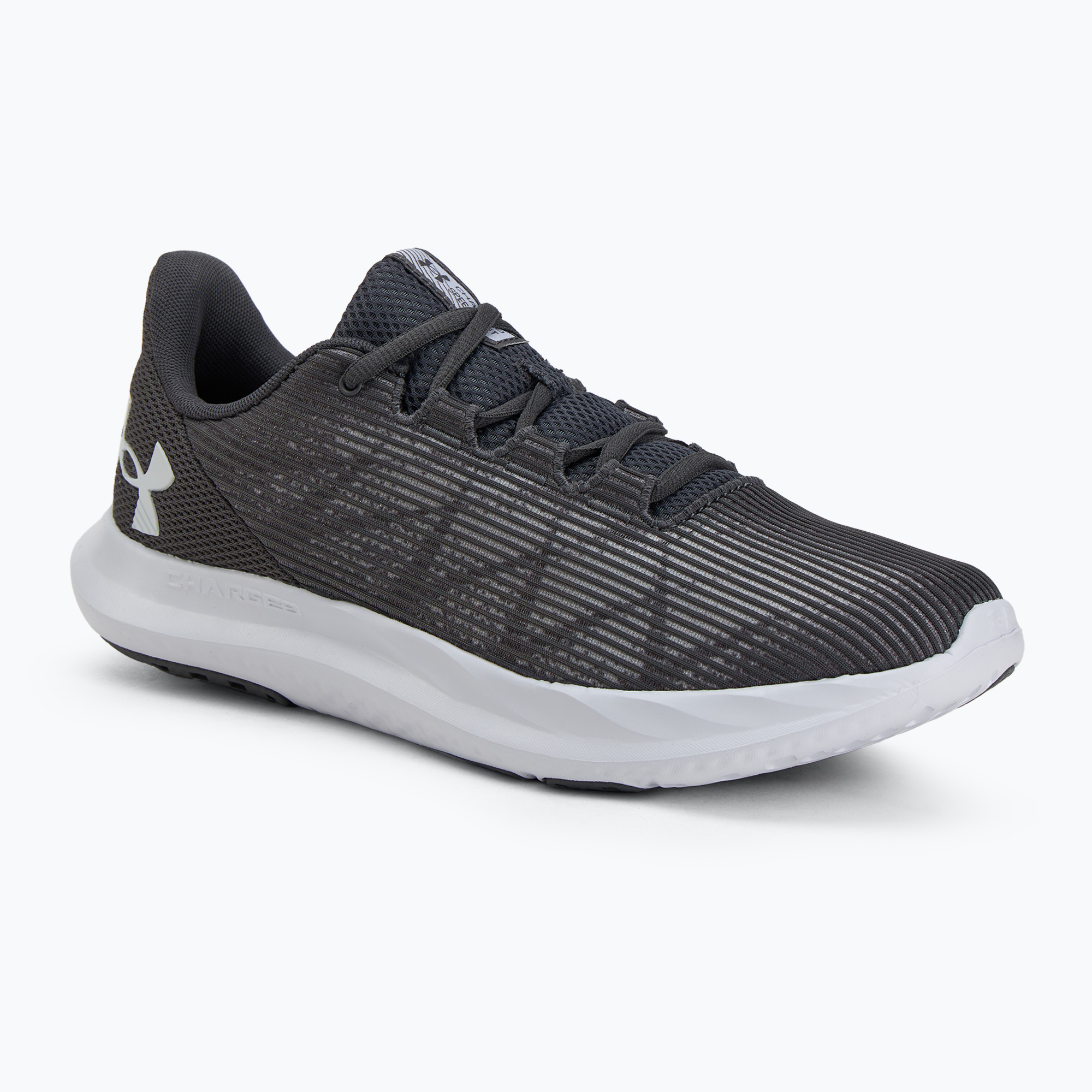 Pánske bežecké topánky Under Armour Charged Speed Swift castlerock/castlerock/white (Charged Speed Swift 3026999-105)