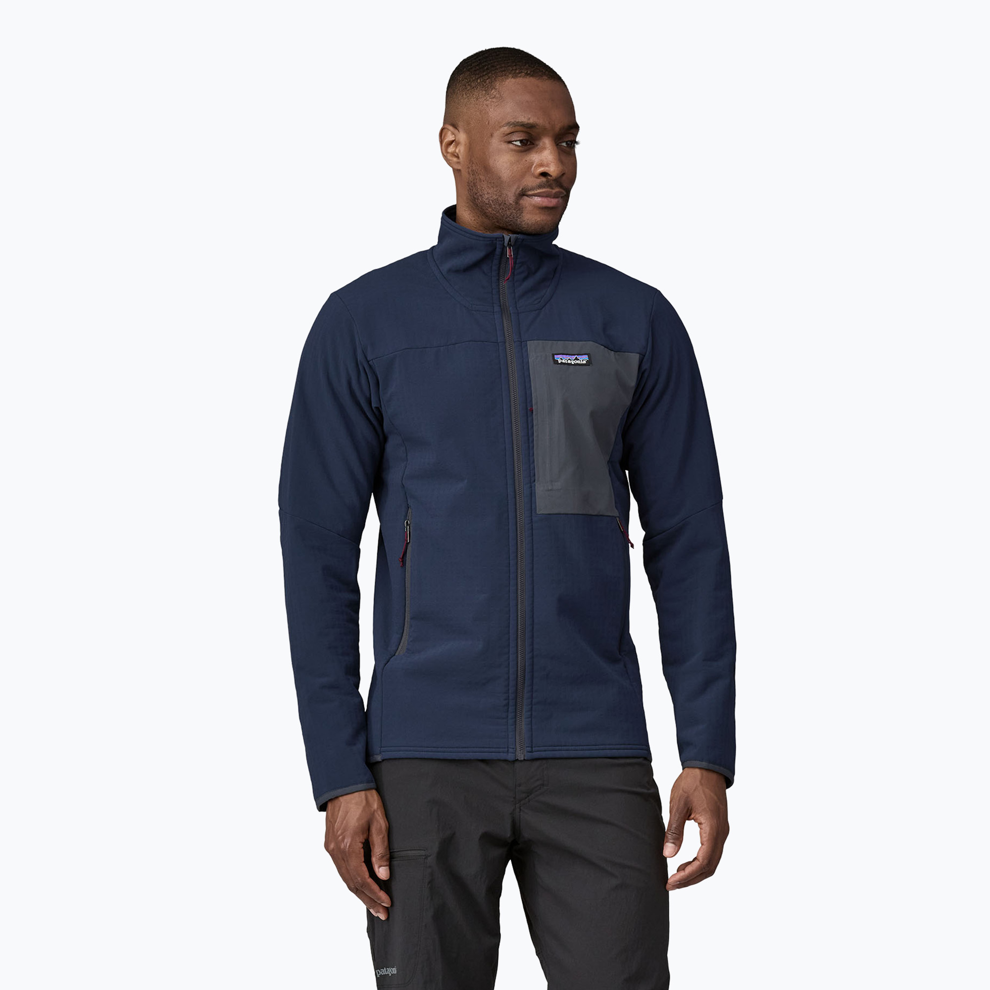 Pánska softshellová bunda Patagonia R2 TechFace new navy (R2 TechFace 83626)