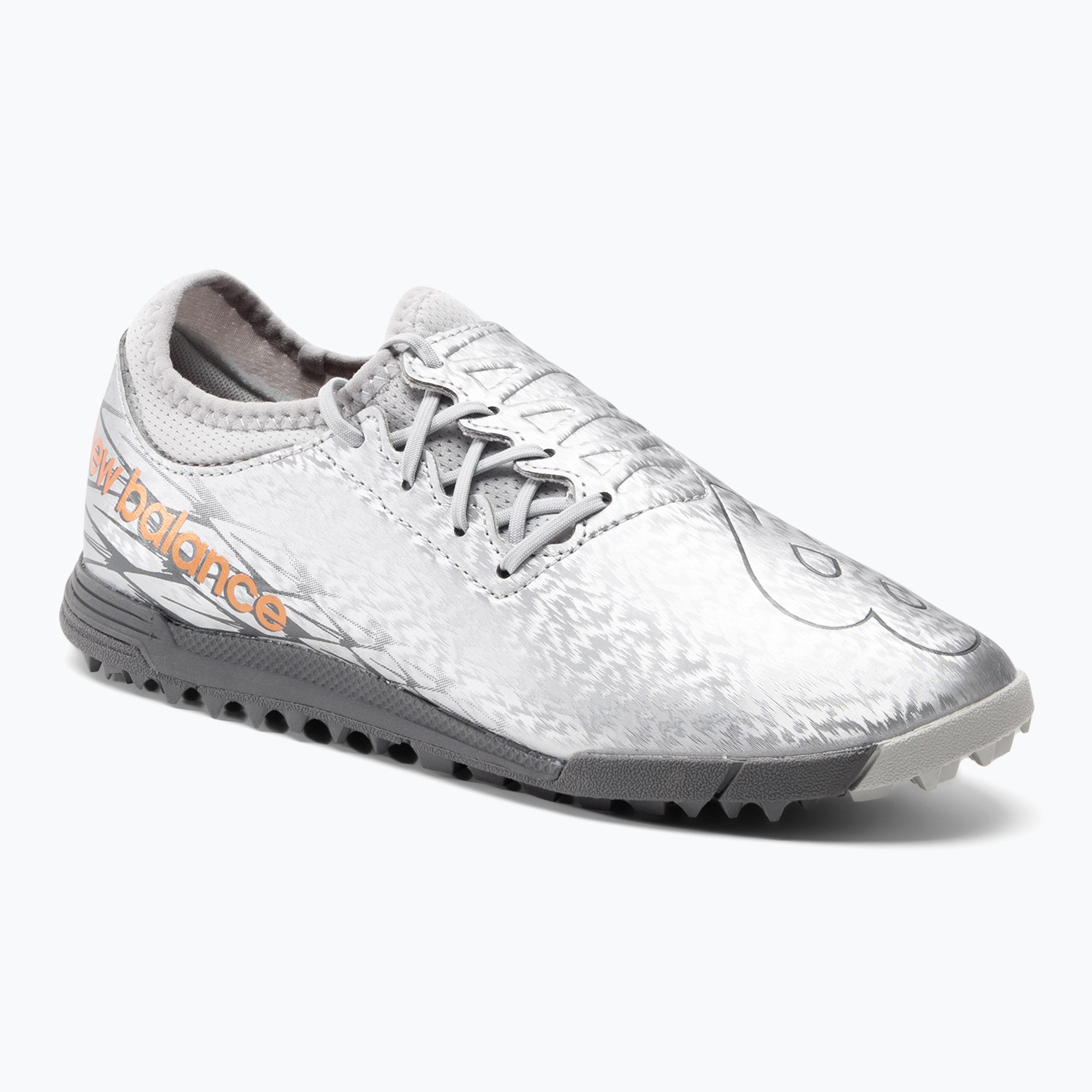 Detské kopačky New Balance Furon V7 Dispatch TF Jr silver (Furon v7 Dispatch JNR TF SJF3TGG7)