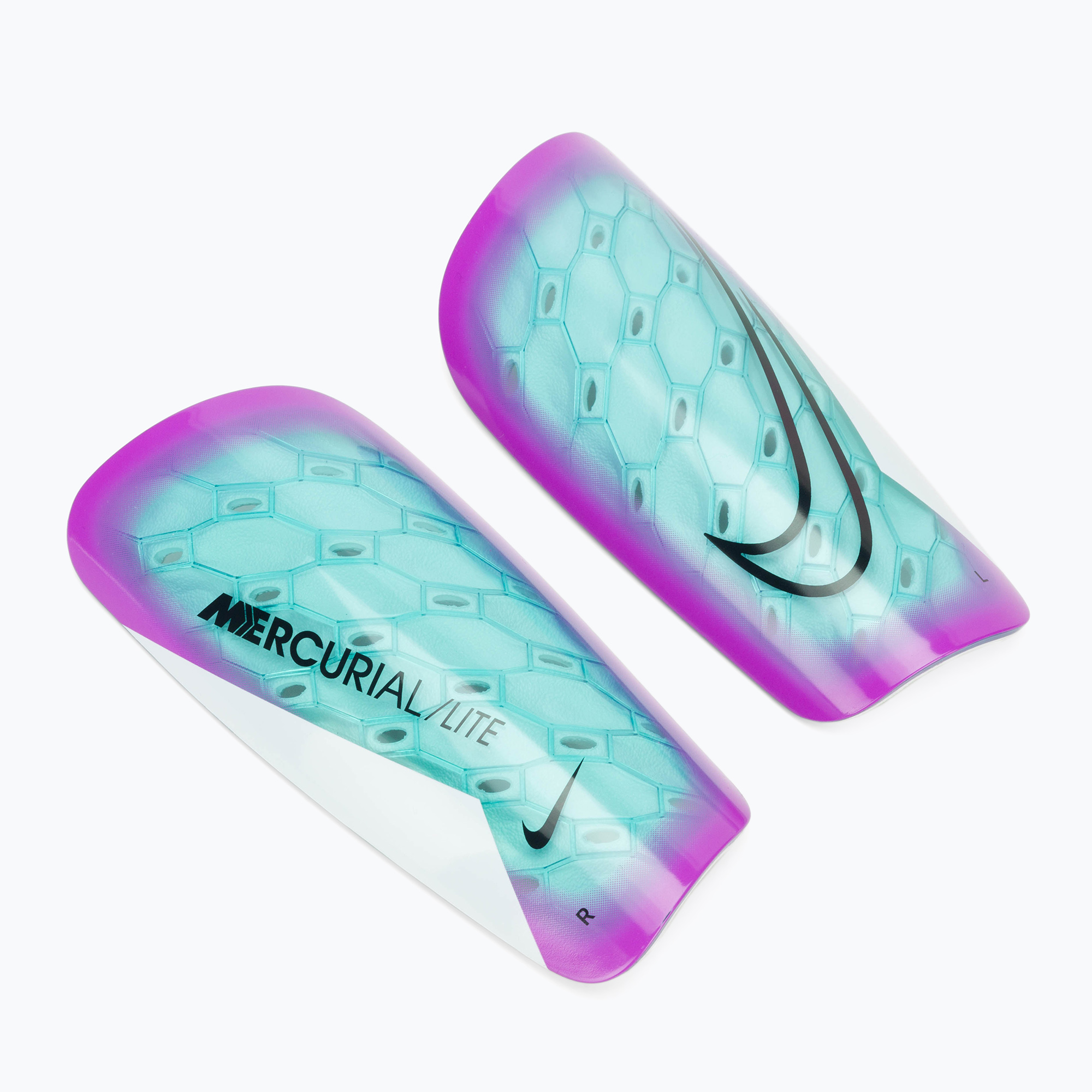 Futbalové chrániče Nike Mercurial Lite hyper turquoise/white (Mercurial Lite DN3611-354)