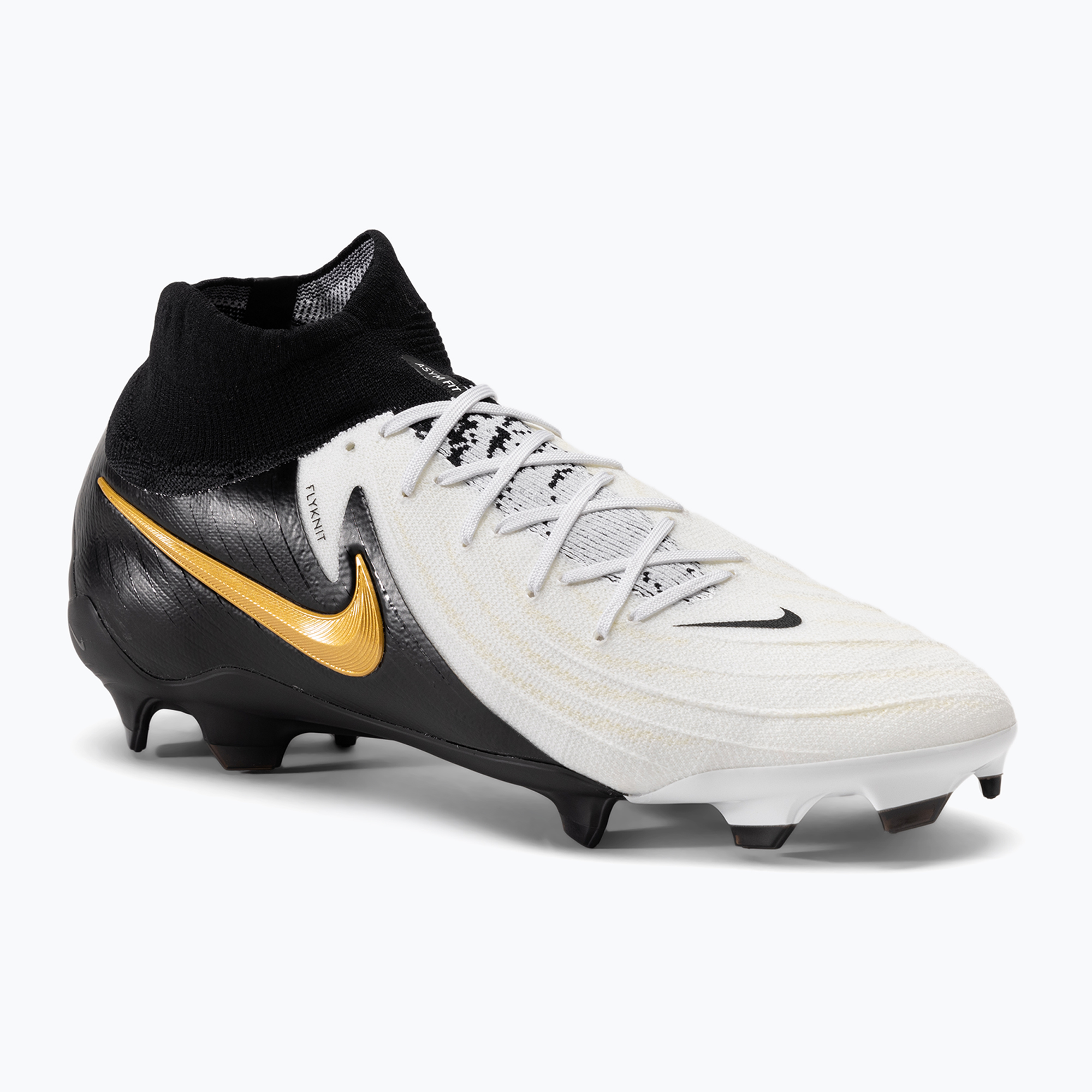 Pánske kopačky Nike Phantom Luna II Pro FG white/metallic gold coin/black (Phantom Luna II Pro FJ2575-100)