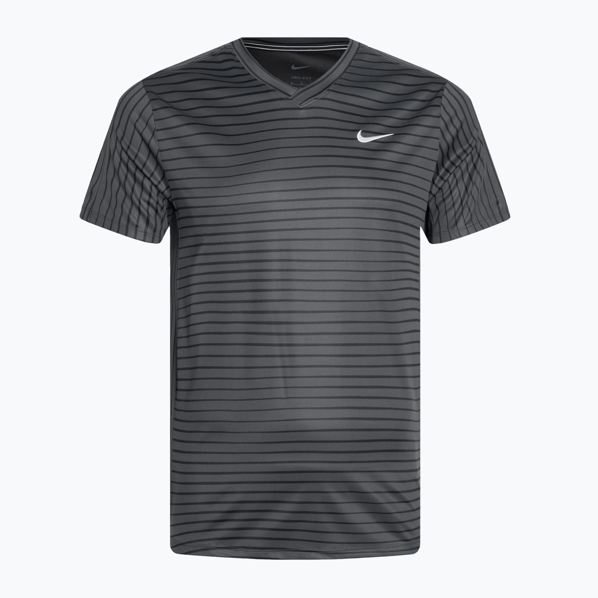 Pánske tenisové tričko Nike Court Dri-Fit Top Novinka antracite/white (Court Dri-Fit Top Novelty FD5390)