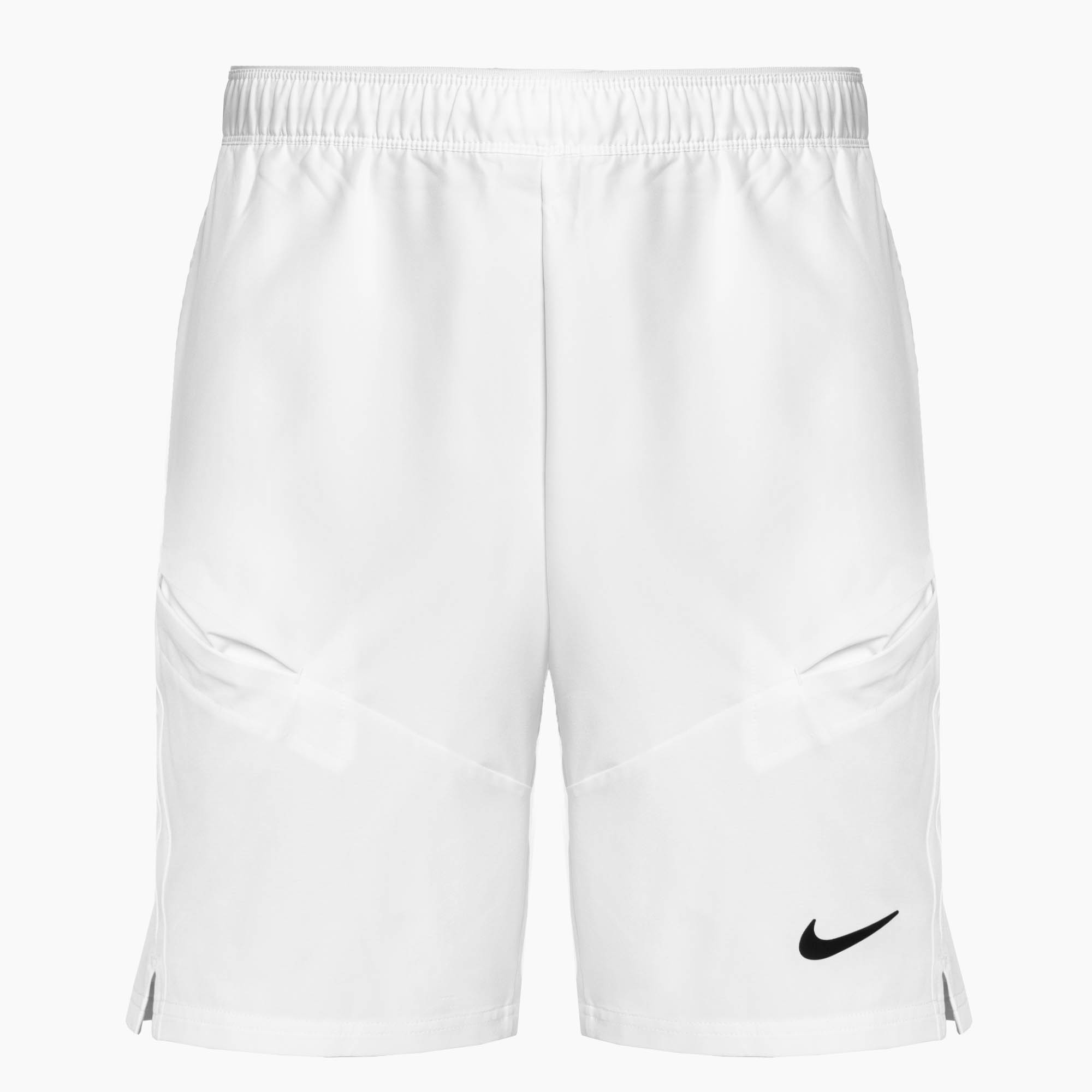 Pánske tenisové šortky Nike Court Dri-Fit Advantage 9" white/white/black (Court Dri-Fit Advantage 9" FD5330)