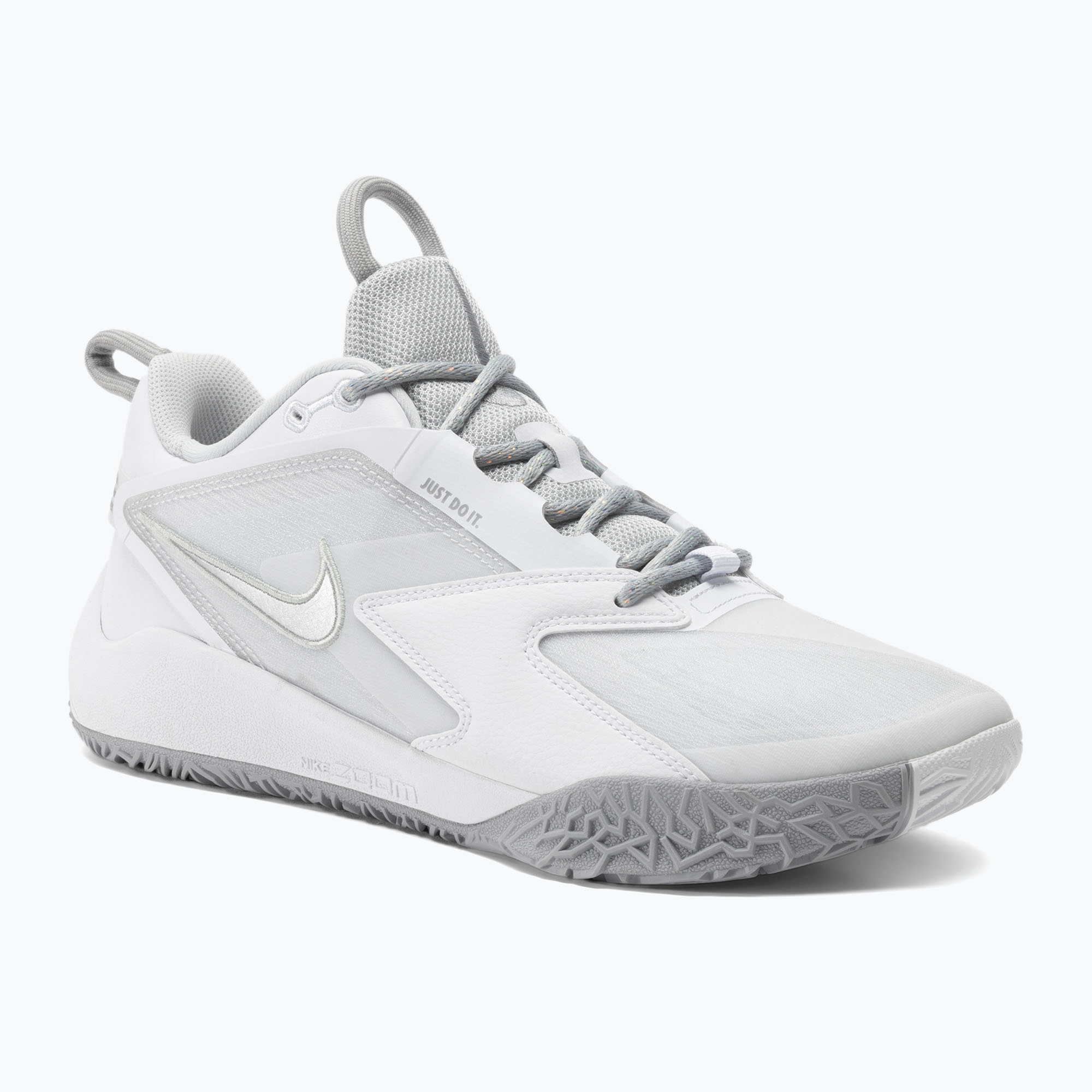 Volejbalová obuv Nike Zoom Hyperace 3 photon dust/mtlc silver-white (Zoom Hyperace 3 FQ7074)
