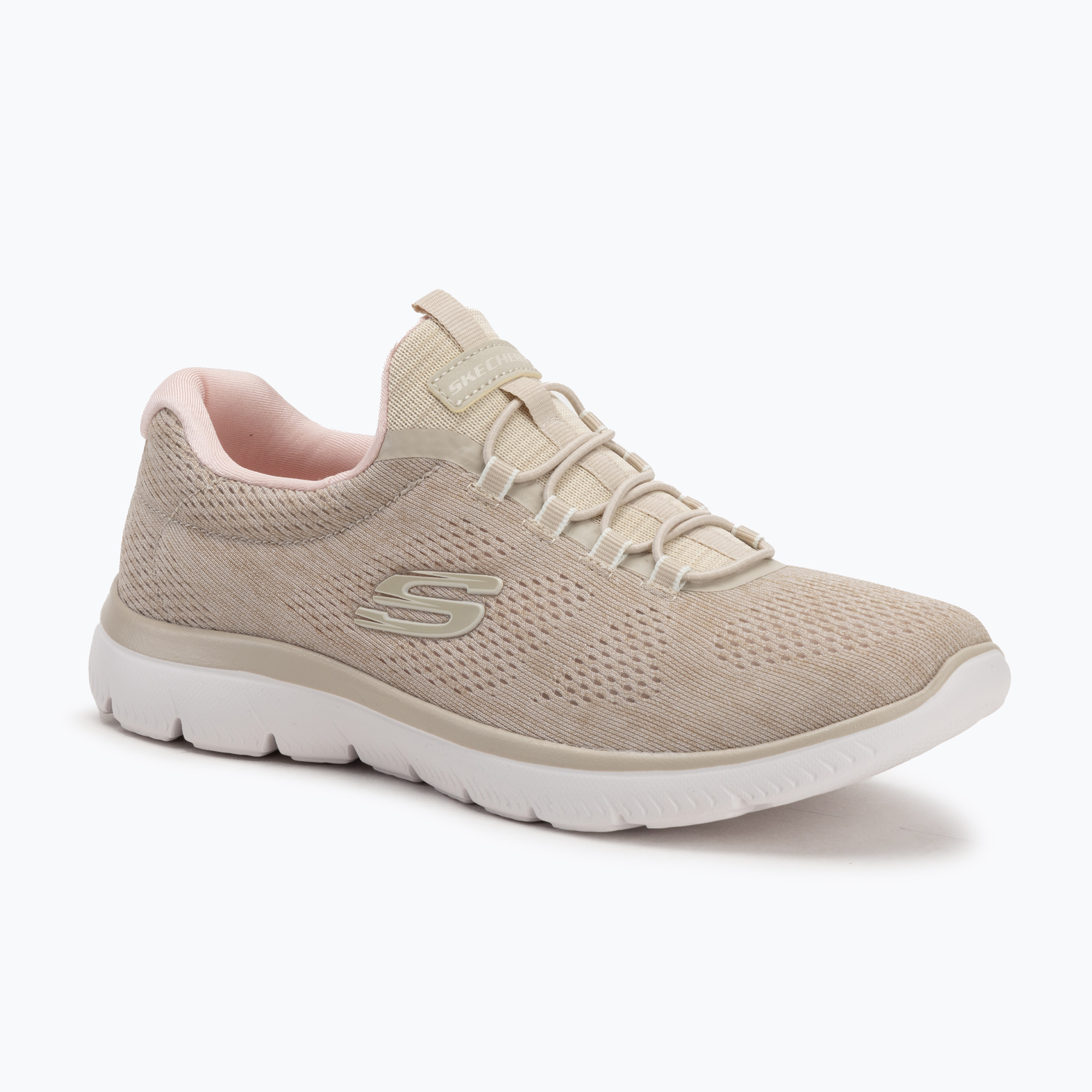 Dámske topánky SKECHERS Summits Fun Flare taupe/pink (Summits Fun Flare 150113 TPPK)