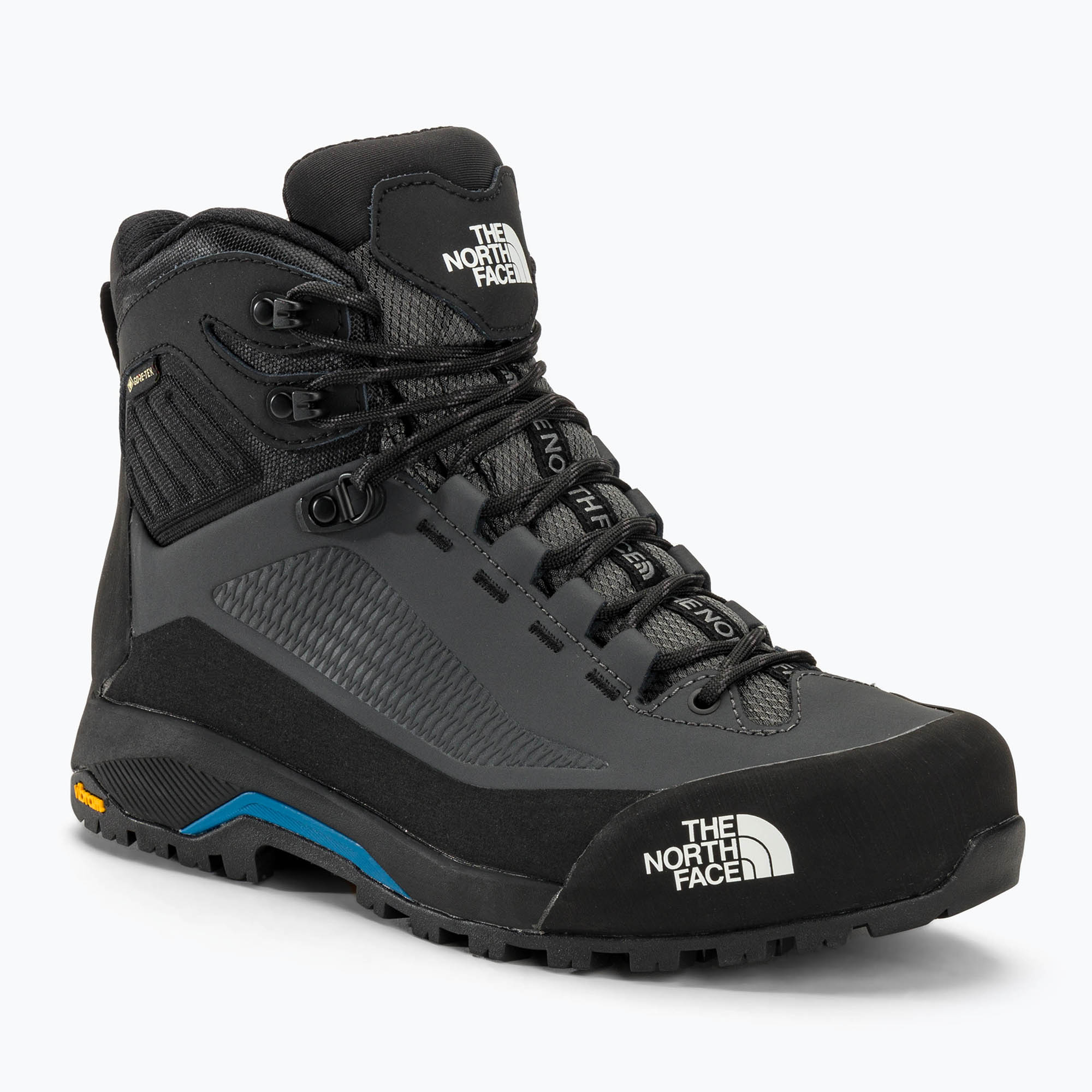 Pánske vysokohorské topánky The North Face Verto Alpine Mid Gore-Tex asphalt grey/black (Verto Alpine Mid Gore-Tex NF0A83NBMN81)