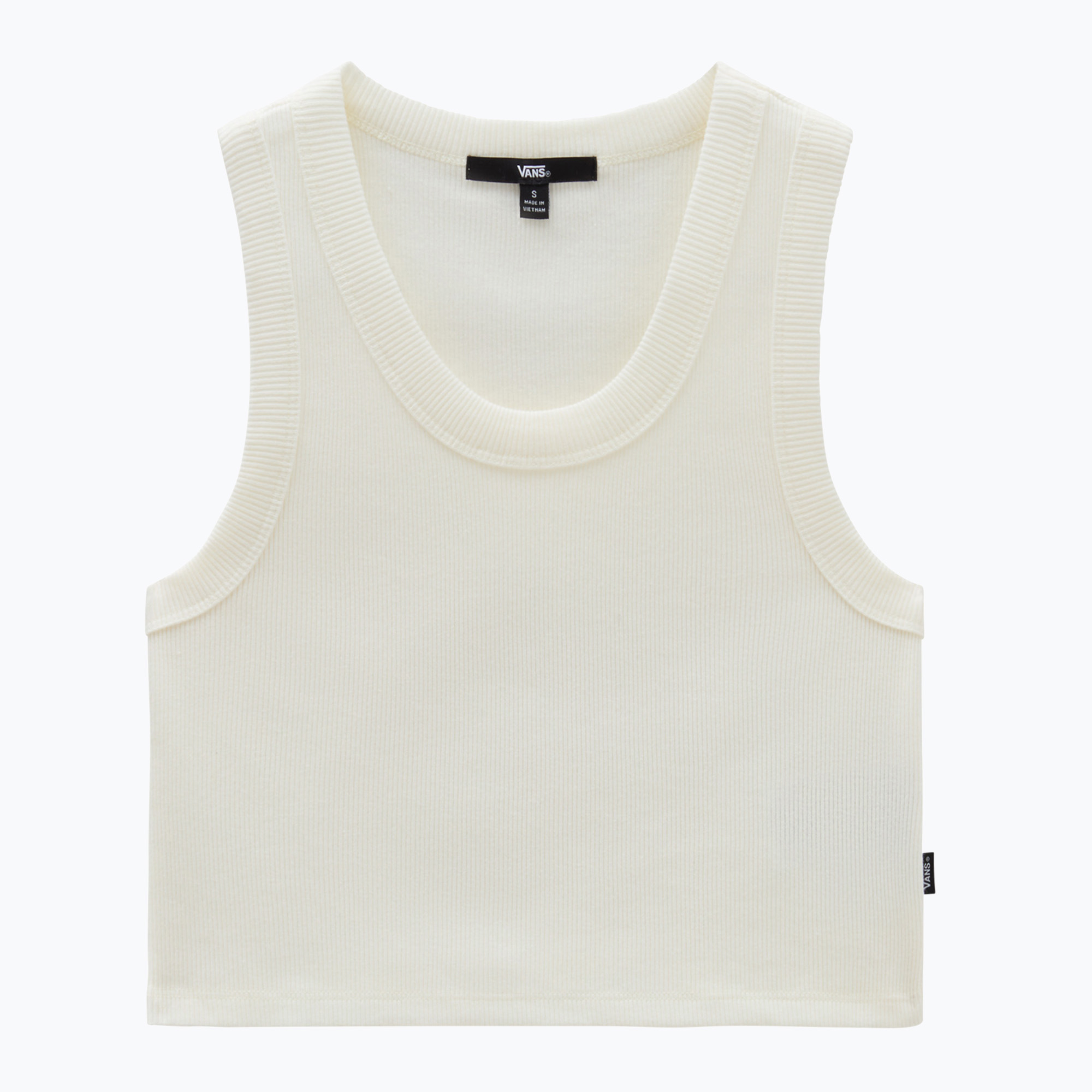 Vans Drew Rib Tank dámske tričko marshmallow (Drew Rib Tank VN000G3JFS81)