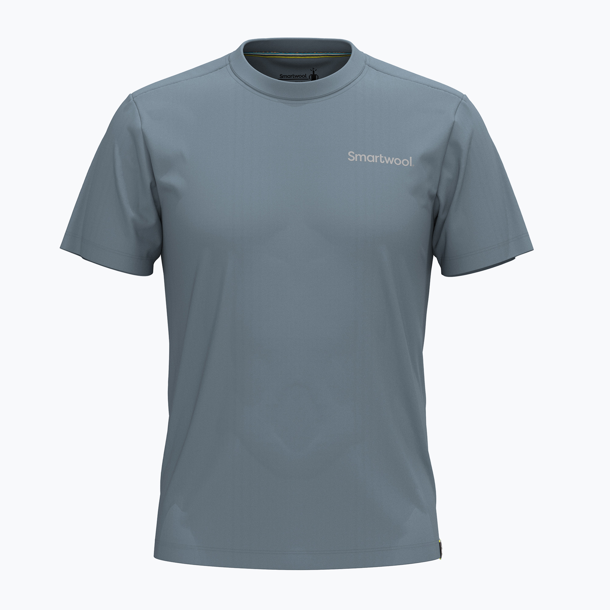 Tričko Smartwool Nature's Vibes Graphic Short Sleeve Tee pewter blue (Nature's Vibes Graphic Short Sleeve Tee Slim Fit SW002371L88)