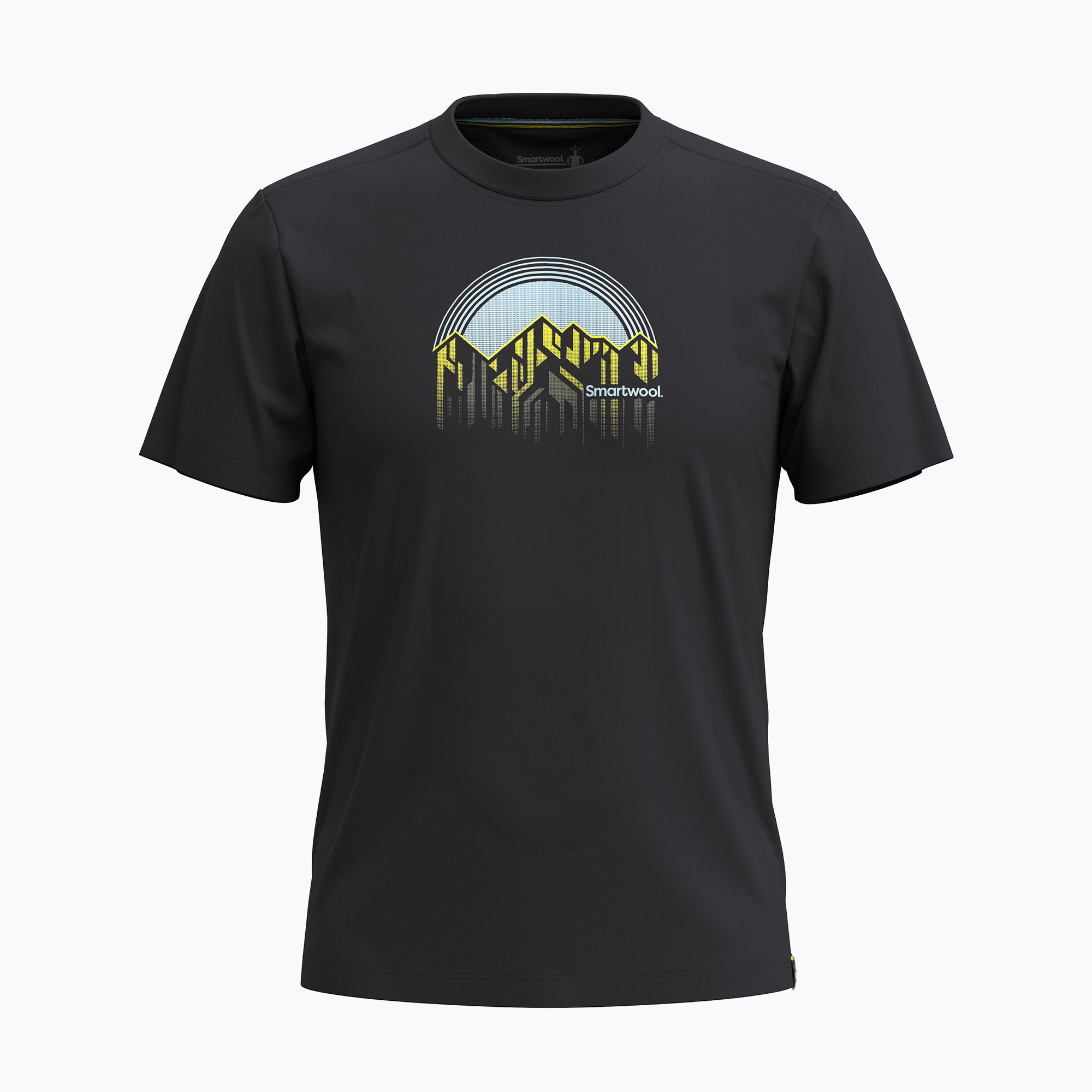 Pánske tričko Smartwool Dusk to Dawn Graphic Short Sleeve black (Dusk to Dawn Graphic Short Sleeve 02654-001)