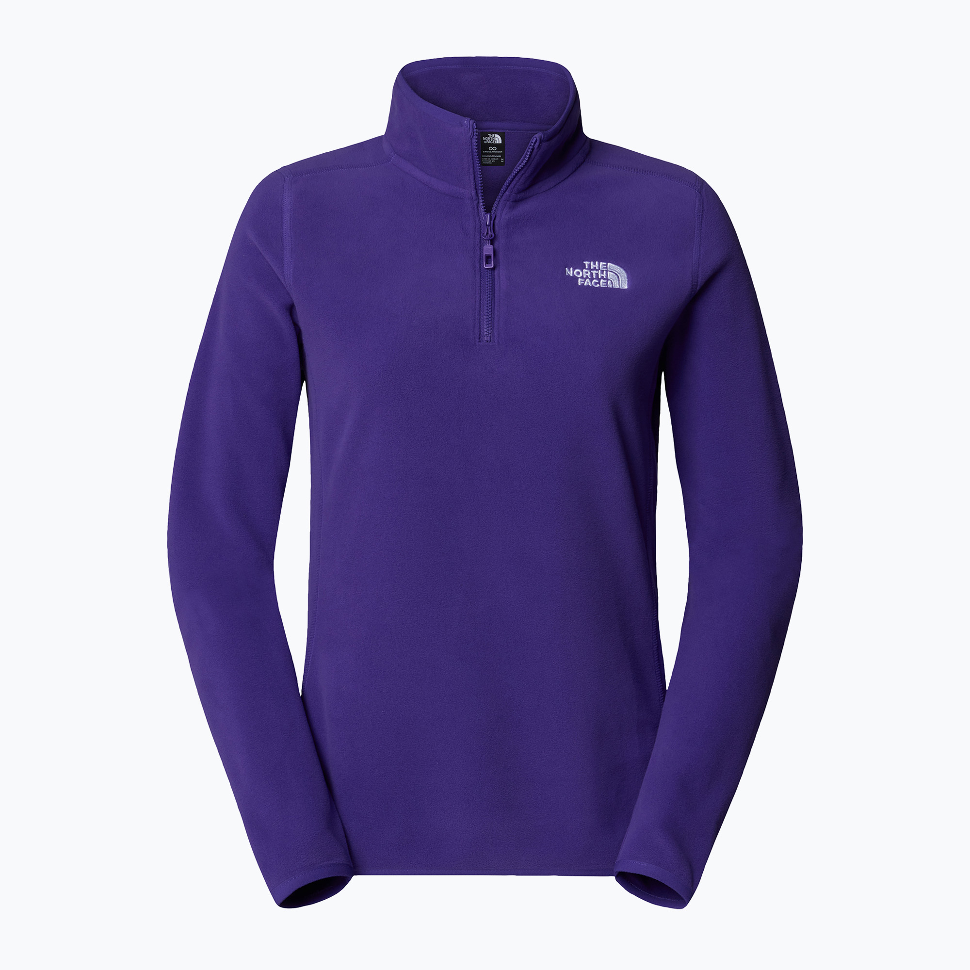 Dámska mikina The North Face 100 Glacier 1/4 Zip peak purple (100 Glacier 1/4 Zip NF0A855MNL4)