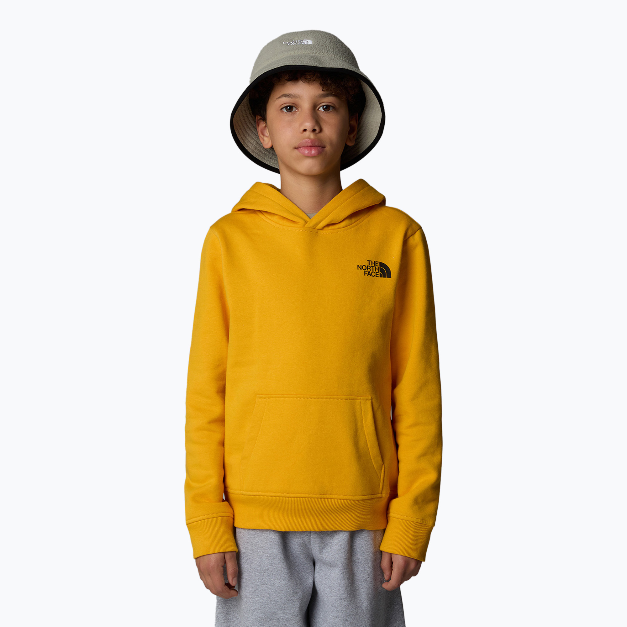Detská mikina The North Face Teen Redbox Regular P/O summit gold (Teen Redbox Regular P/O NF0A89H956P1006)