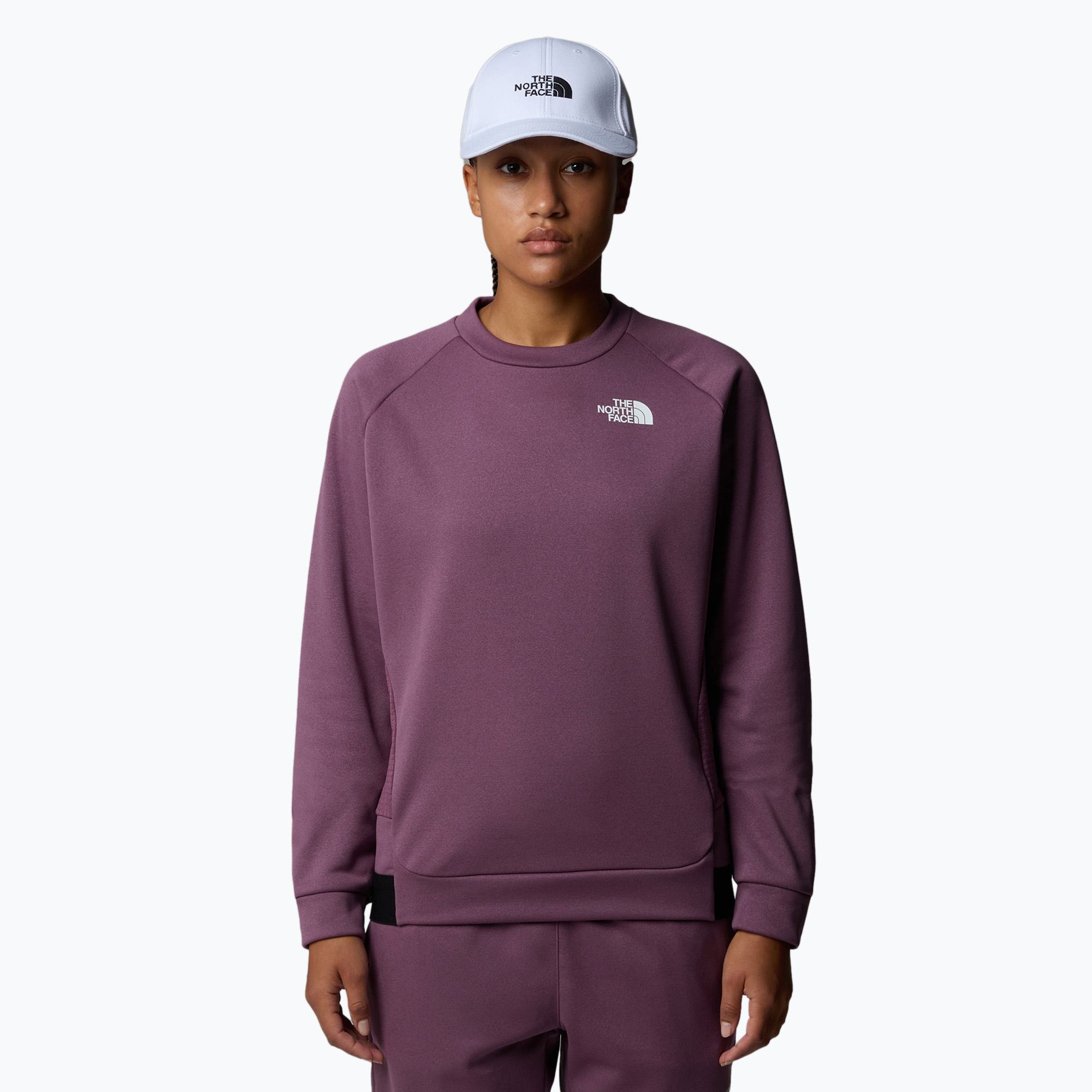 Dámska mikina The North Face Mountain Athletics Fleece Crew midnight mauve (Mountain Athletics Fleece Crew NF0A893X1NI1005)
