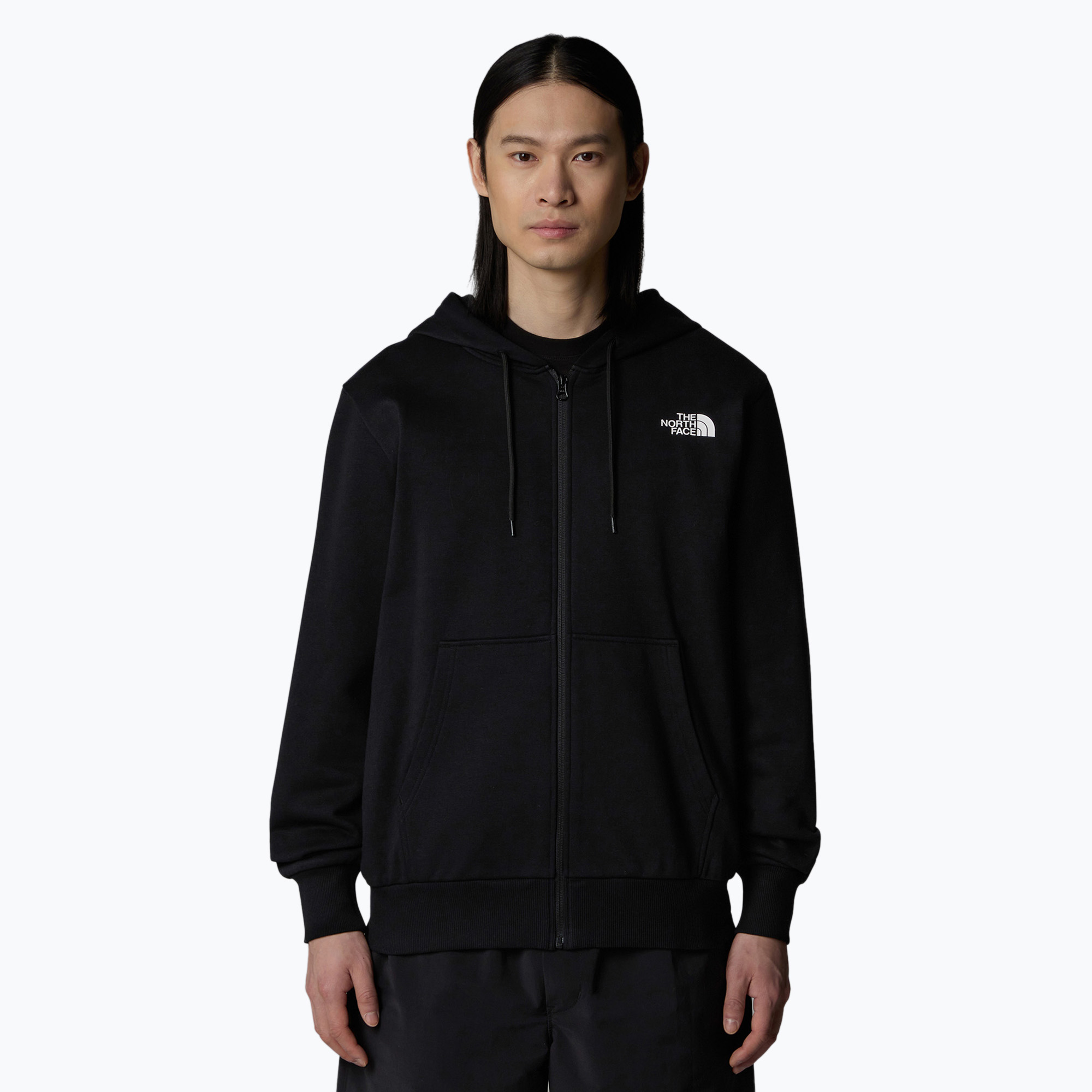 Pánska mikina The North Face Simple Dome Full Zip Hoodie black (Simple Dome Full Zip Hoodie NF0A89FDJK31)