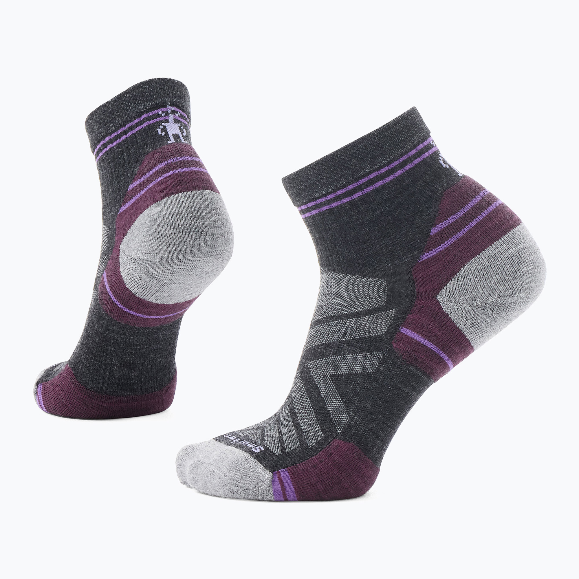 Dámské ponožky Smartwool Hike Targeted Cushion Ankle charcoal (Hike Targeted Cushion Ankle SW002497003)