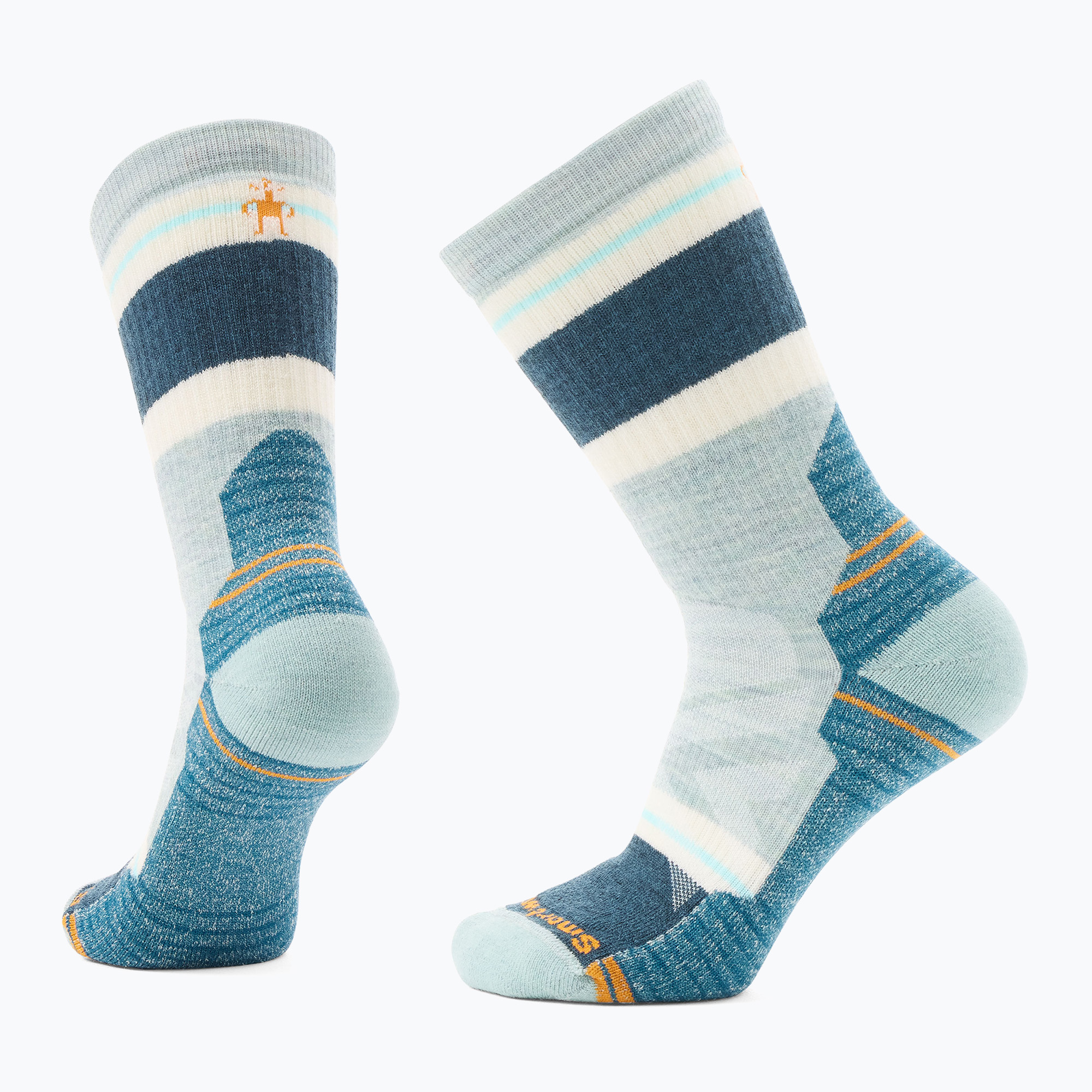 Dámske trekové ponožky Smartwool Hike Full Cushion Saturnsphere Crew frosty green (Hike Full Cushion Saturnsphere Crew 01583-B72)