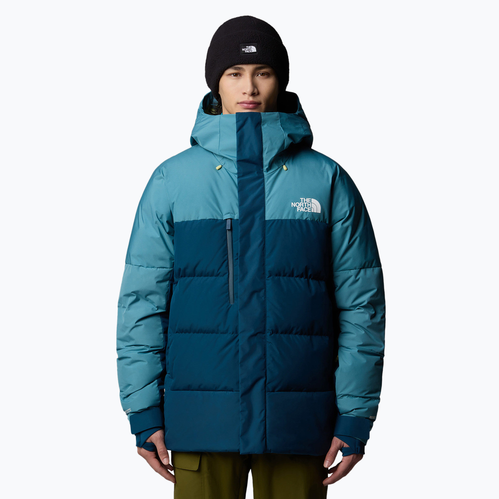 Pánska lyžiarska bunda The North Face Corefire Down Windstopper Jacket midnight petrol/algae blue (Corefire Down Windstopper Jacket NF0A89WX4OJ1)