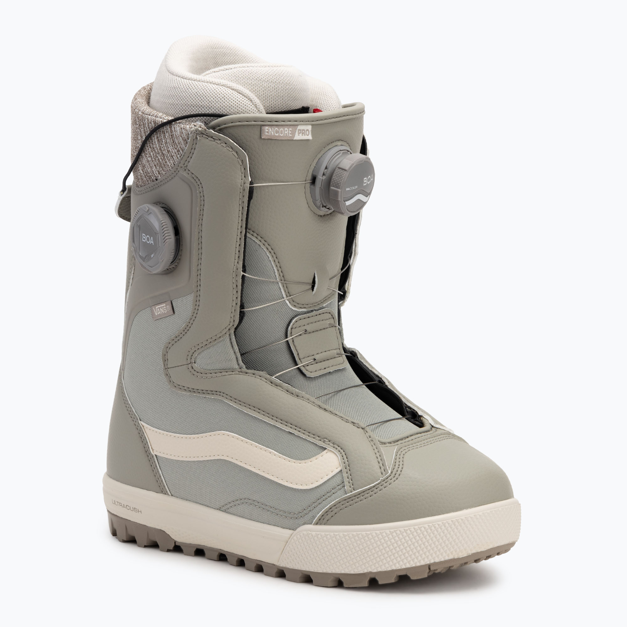 Dámske topánky na snowboard Vans Encore Pro khaki/white (Encore Pro VN0A3TFQKHW)